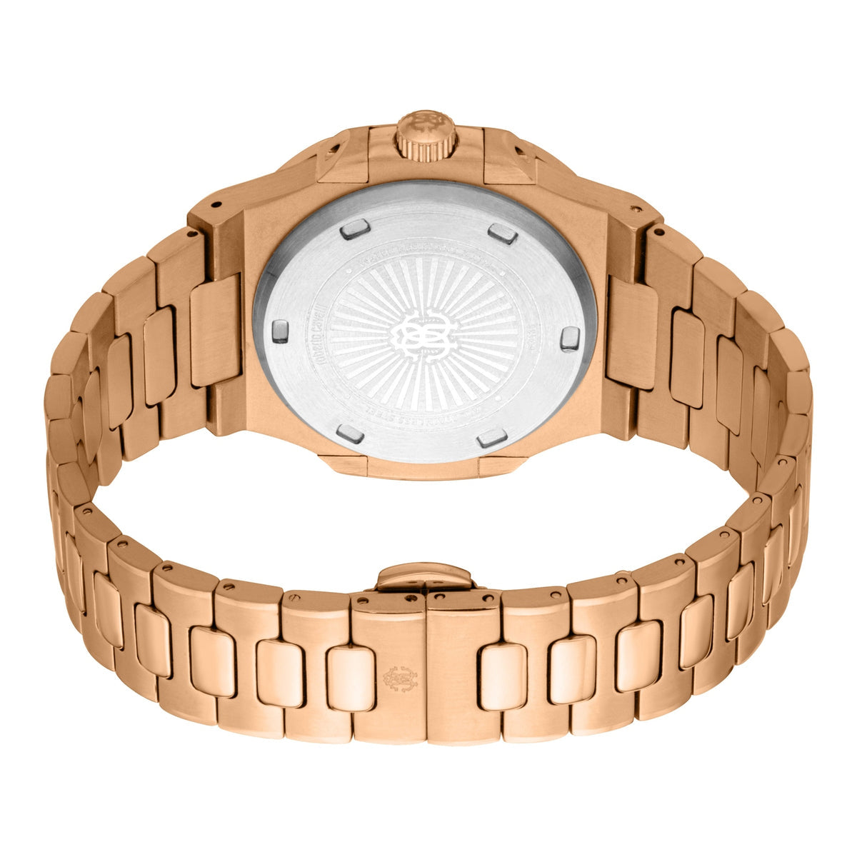 Мъжки часовник Men’s watch Roberto Cavalli RC5G136M0045 rose gold back view