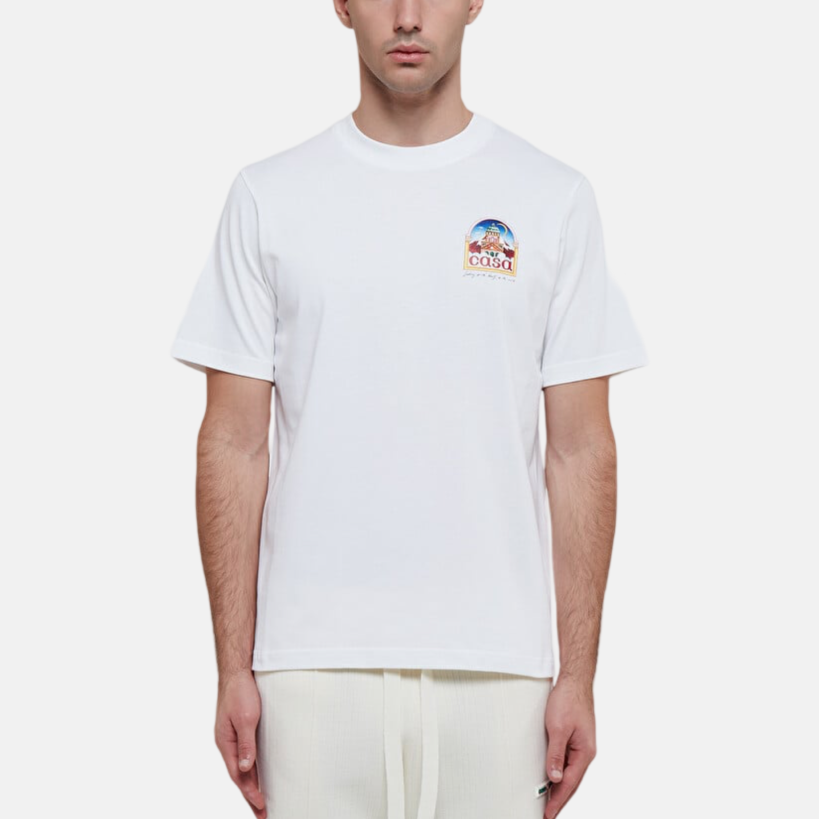 Мъжка бяла тениска Casablanca Vue de l’arche Men T-Shirt