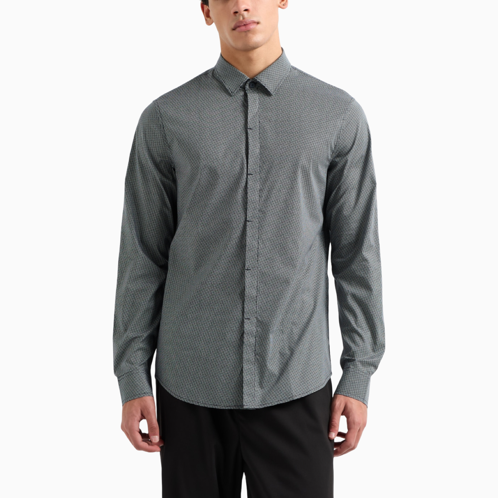 Мъжка риза Armani Exchange Men Shirt XM000625 AF13184 Front View