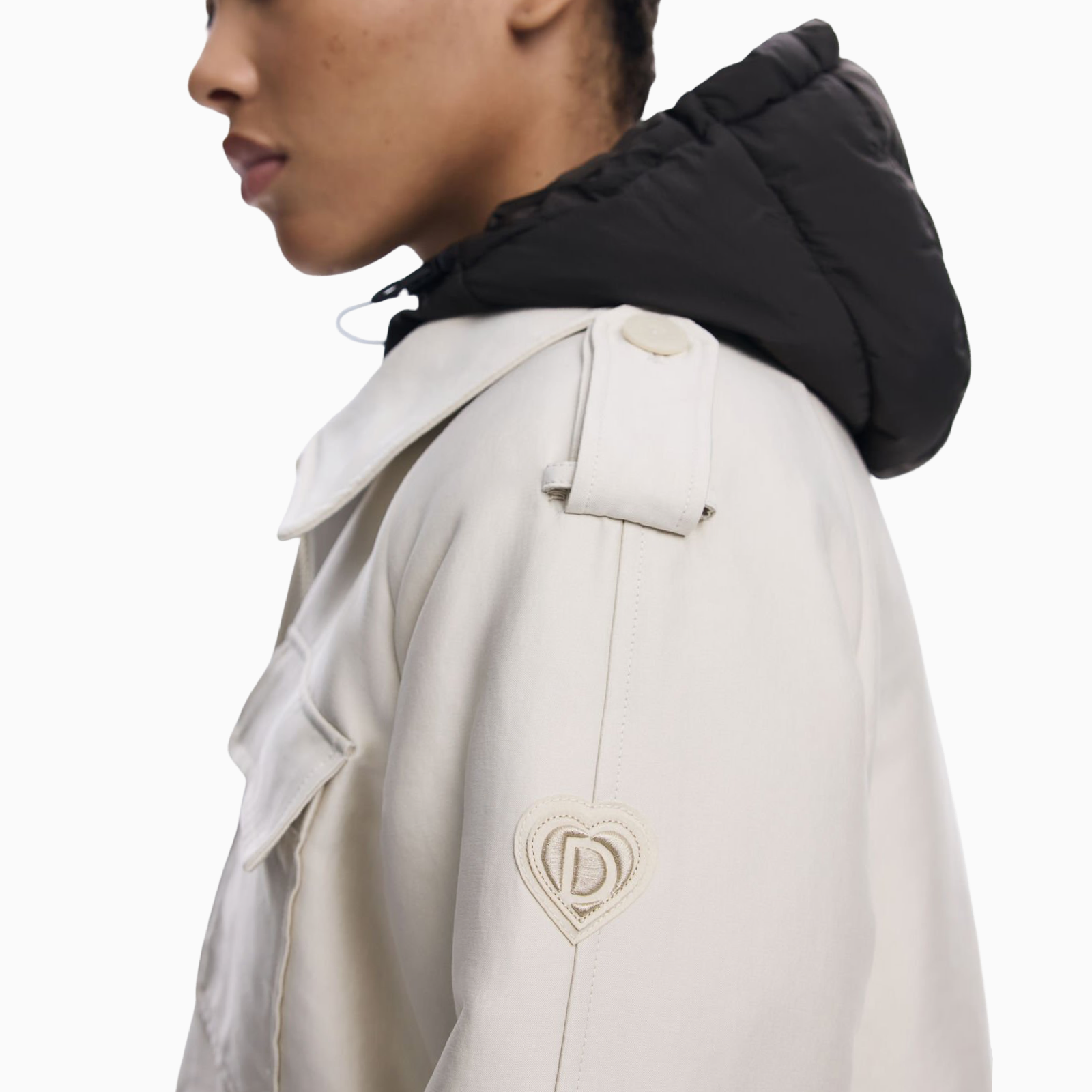 Дамско палто Desigual Women Coat 25WWEW58 Side View