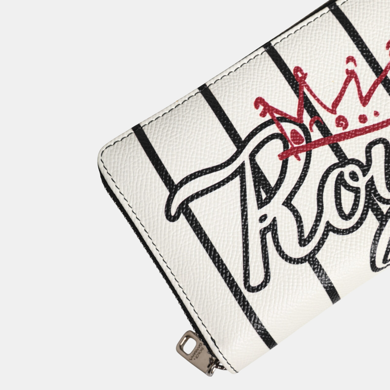 Dolce & Gabbana DG Crown Royals Continental Zip Around Wallet BP1672 AI475 HWT26 Close-Up