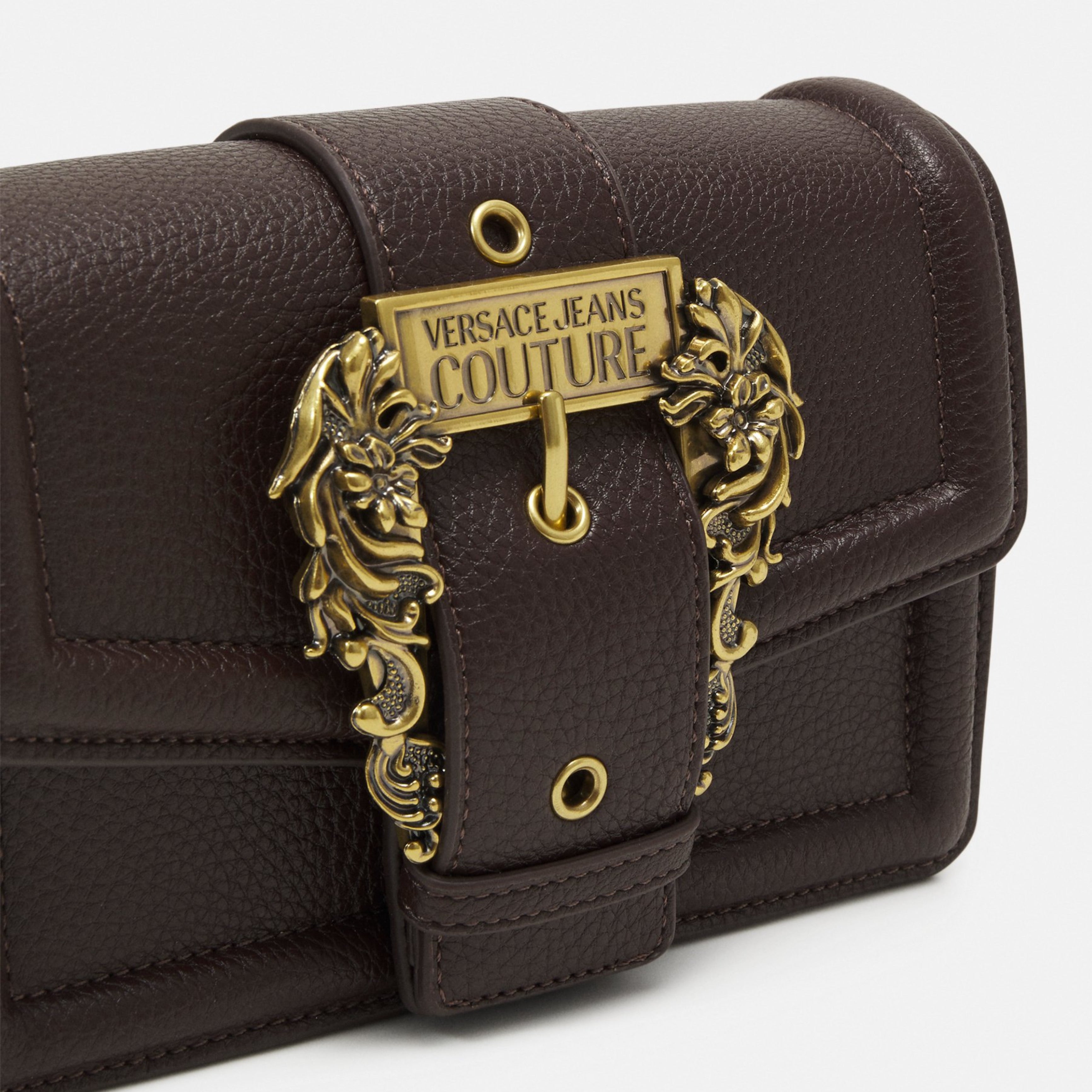 Дамска чанта за рамо Women’s shoulder bag Versace Jeans Couture 75VA4BF1 ZS413 741 Dark Brown