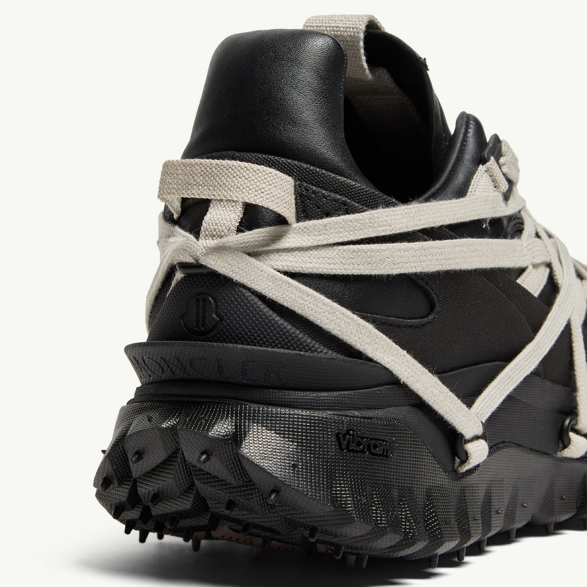 Moncler + Rick Owens Trailgrip Megalace Sneakers L109N4M00010M4321999 Heel View
