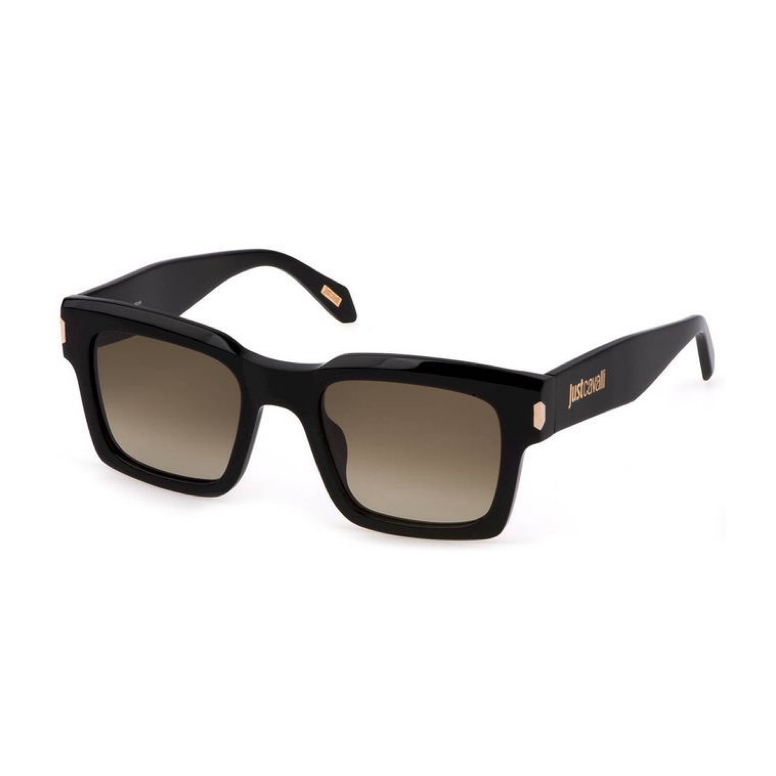 Just Cavalli Black Plastic Sunglasses