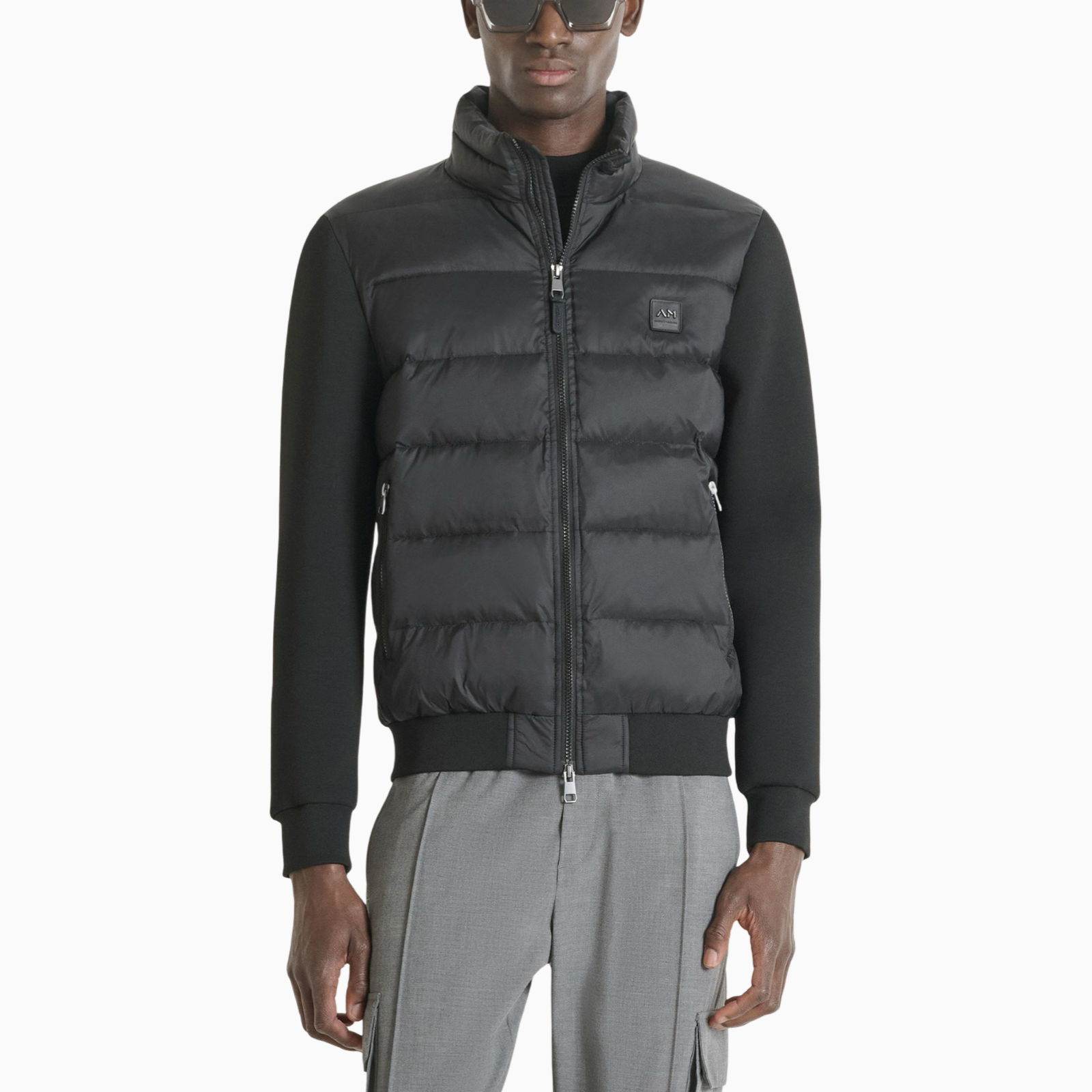 Мъжко черно яке Antony Morato Men Jacket MMCO00936-FA600275 Front View