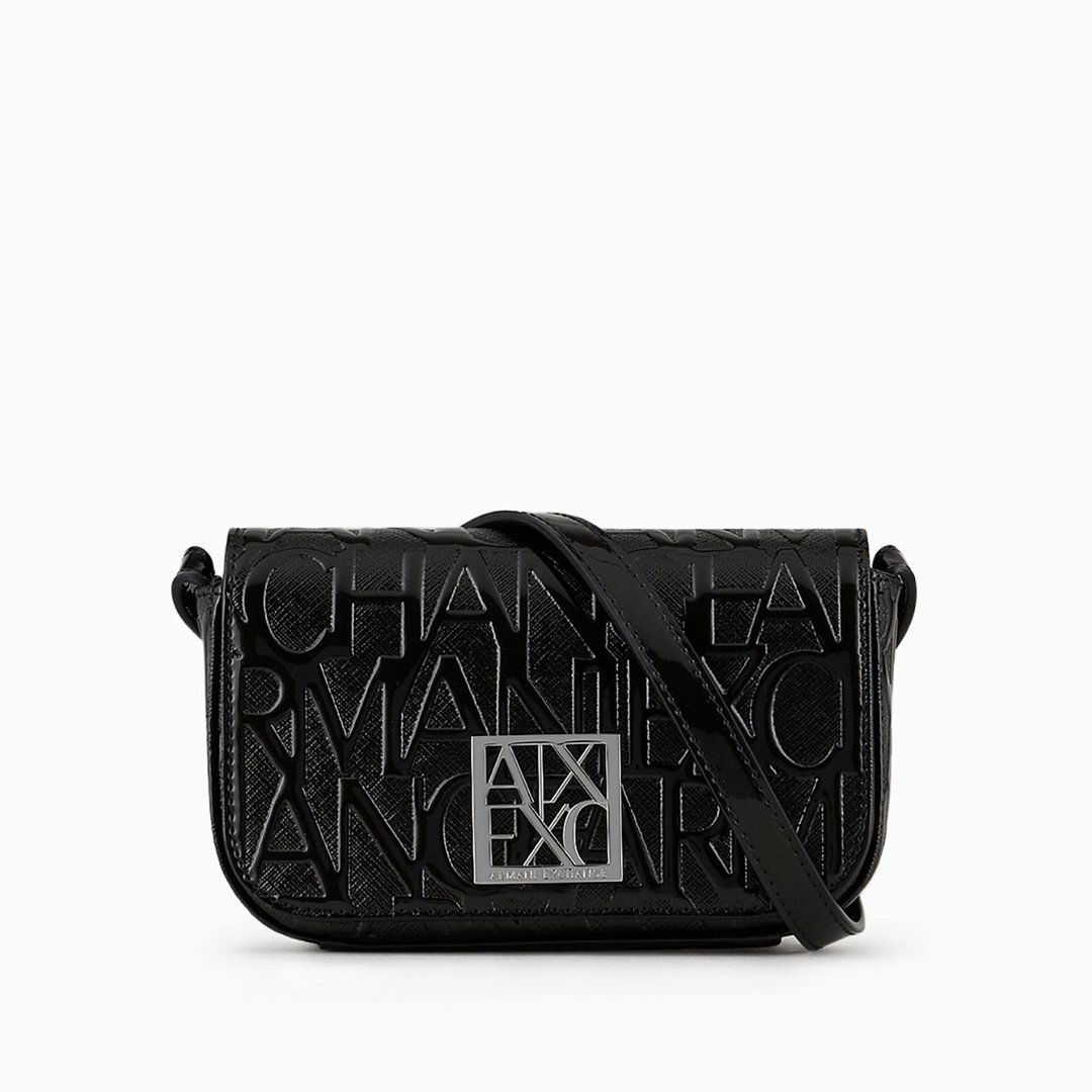 Малка черна дамска чанта Armani Exchange 942648 CC793 00020