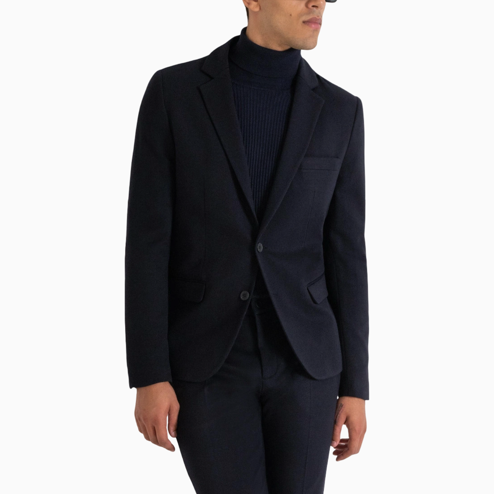 Мъжко тъмно синьо сако Antony Morato Men Blazer MMJS00078-FA151183 Side View
