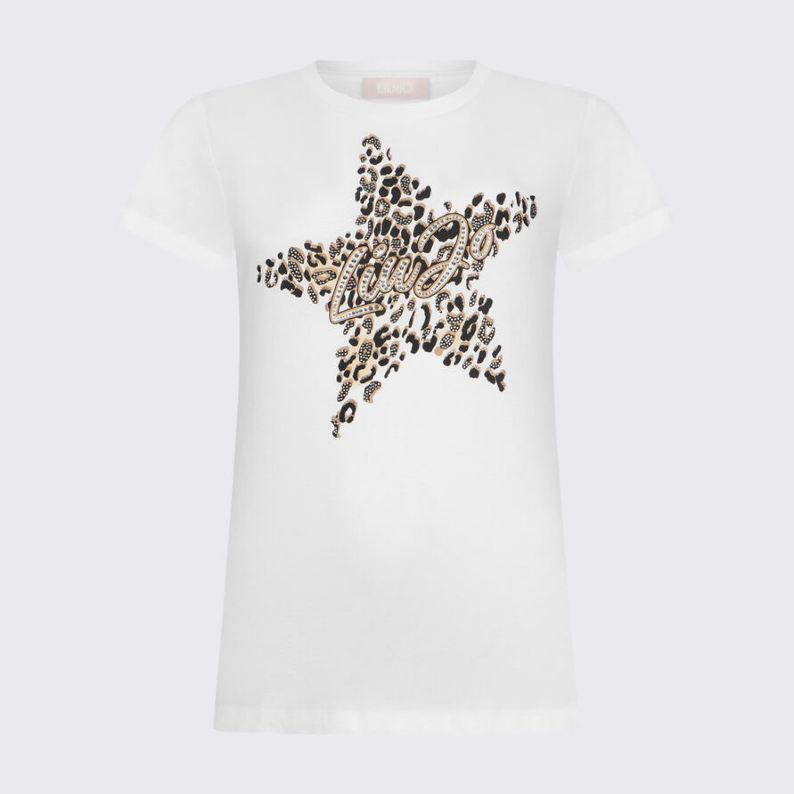 Дамска бяла тениска Liu Jo Women T-shirt WA6493 JS923 P9656 Front View