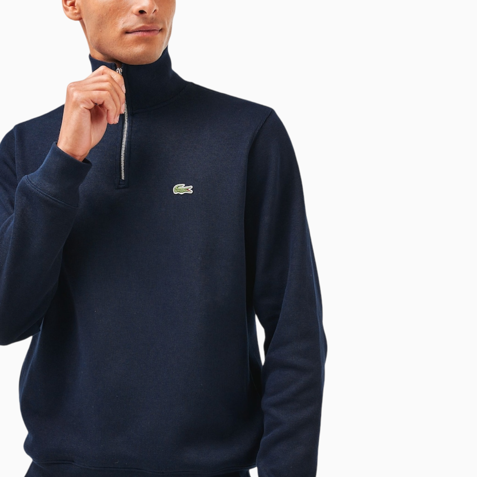 Мъжки синя жилетка Lacoste Men Cardigan SH1927-00 Close-Up