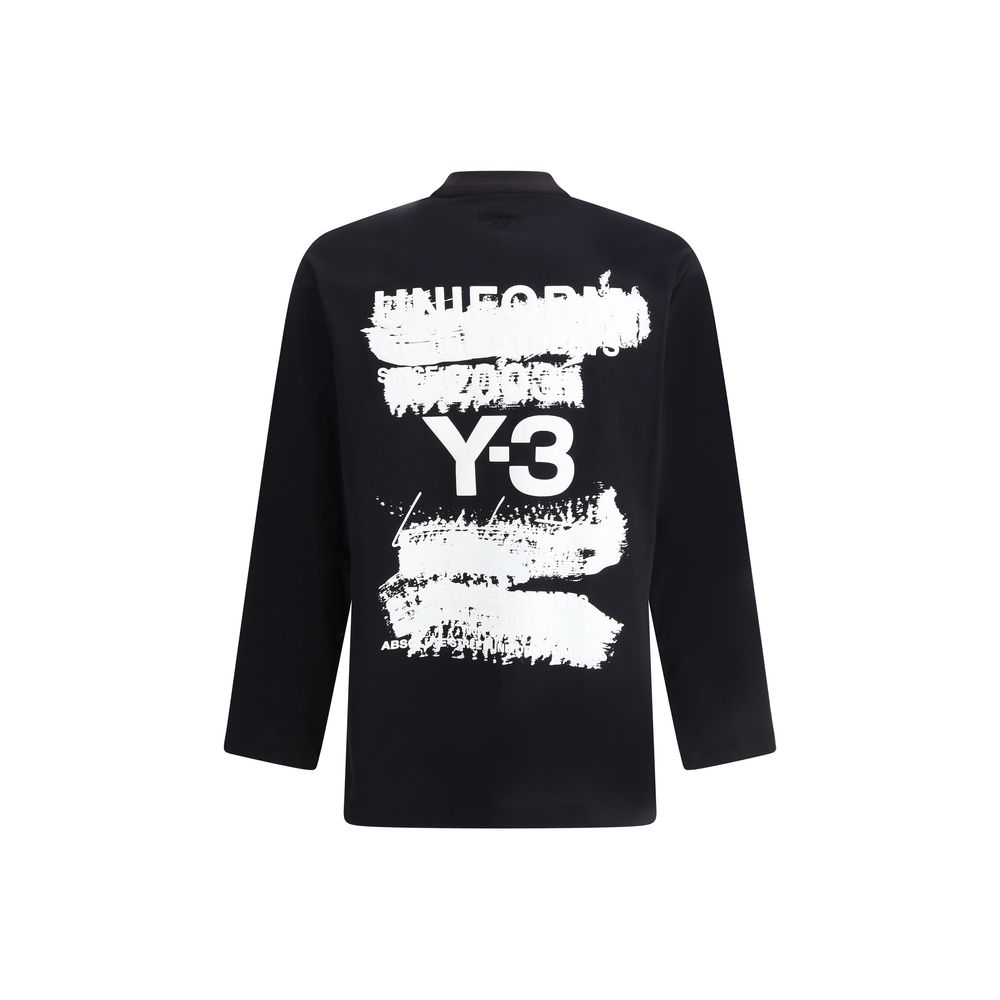 Y-3 Long Sleeve Jersey whit maxi print