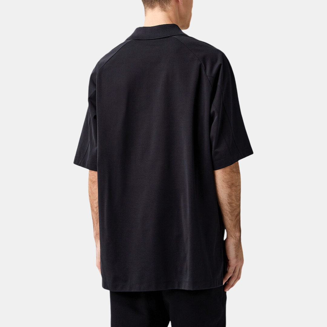 Мъжка черна поло тениска Y-3 Men Polo