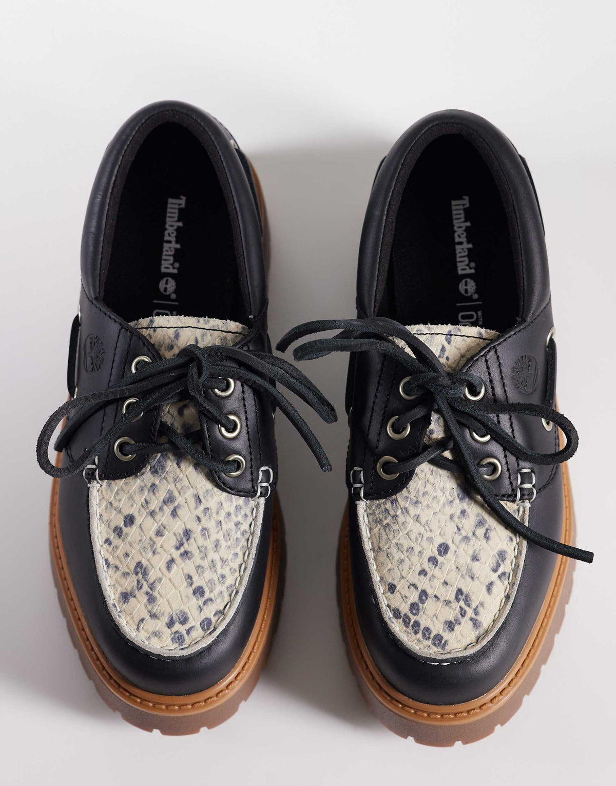 Timberland Women Stone Street Platform Boat Shoes