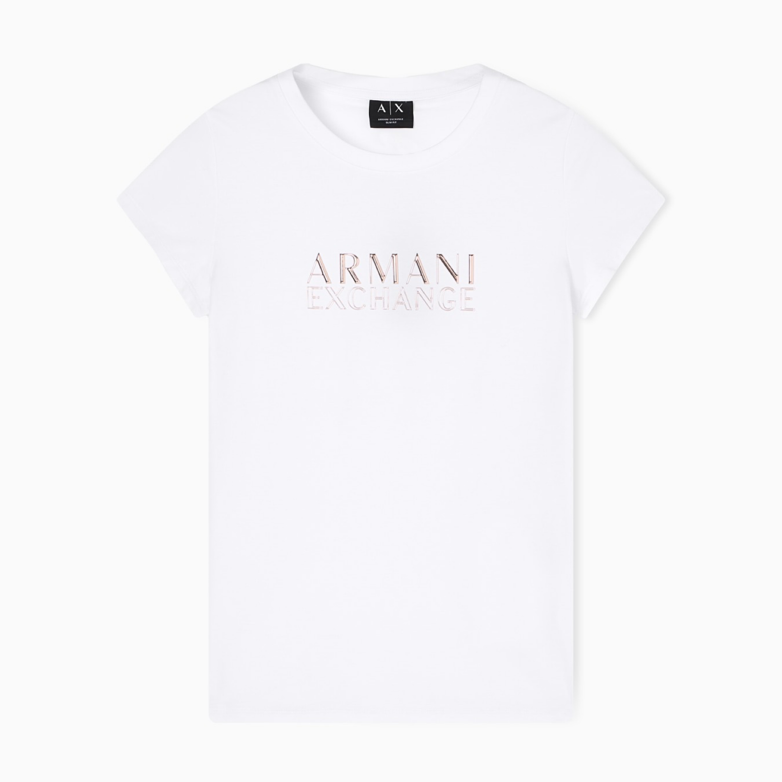 Дамска бяла тениска Armani Exchange Women T-shirt XW001837 AF16294 U0002 Front View
