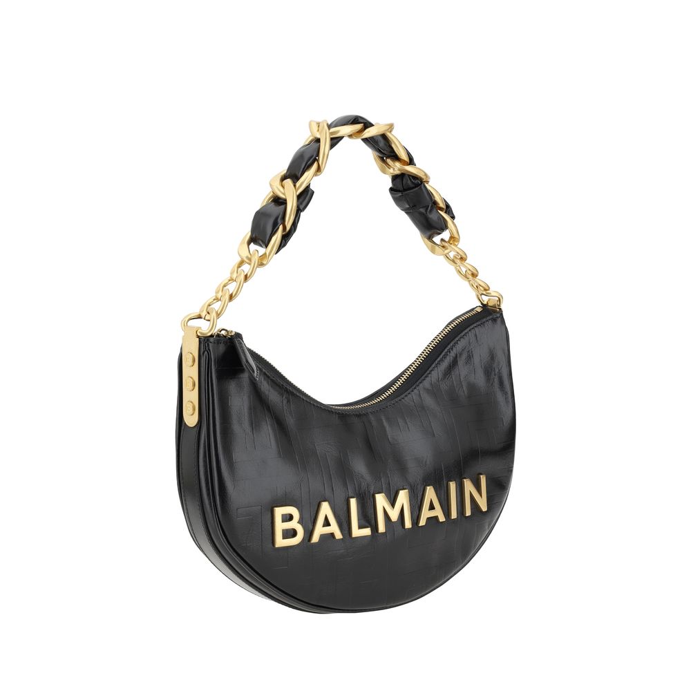 Balmain 1945 Soft Moon Shoulder Bag