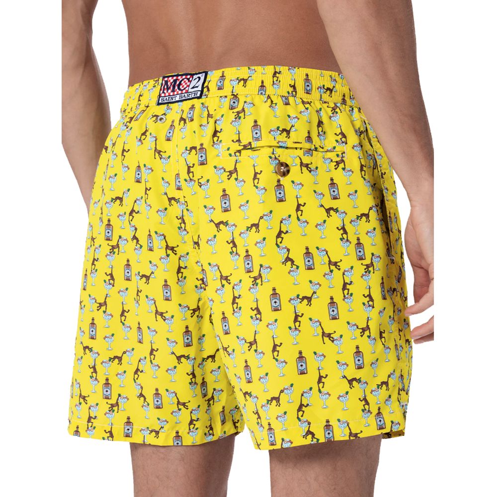 MC2 Saint Barth Yellow Polyester Swimwear