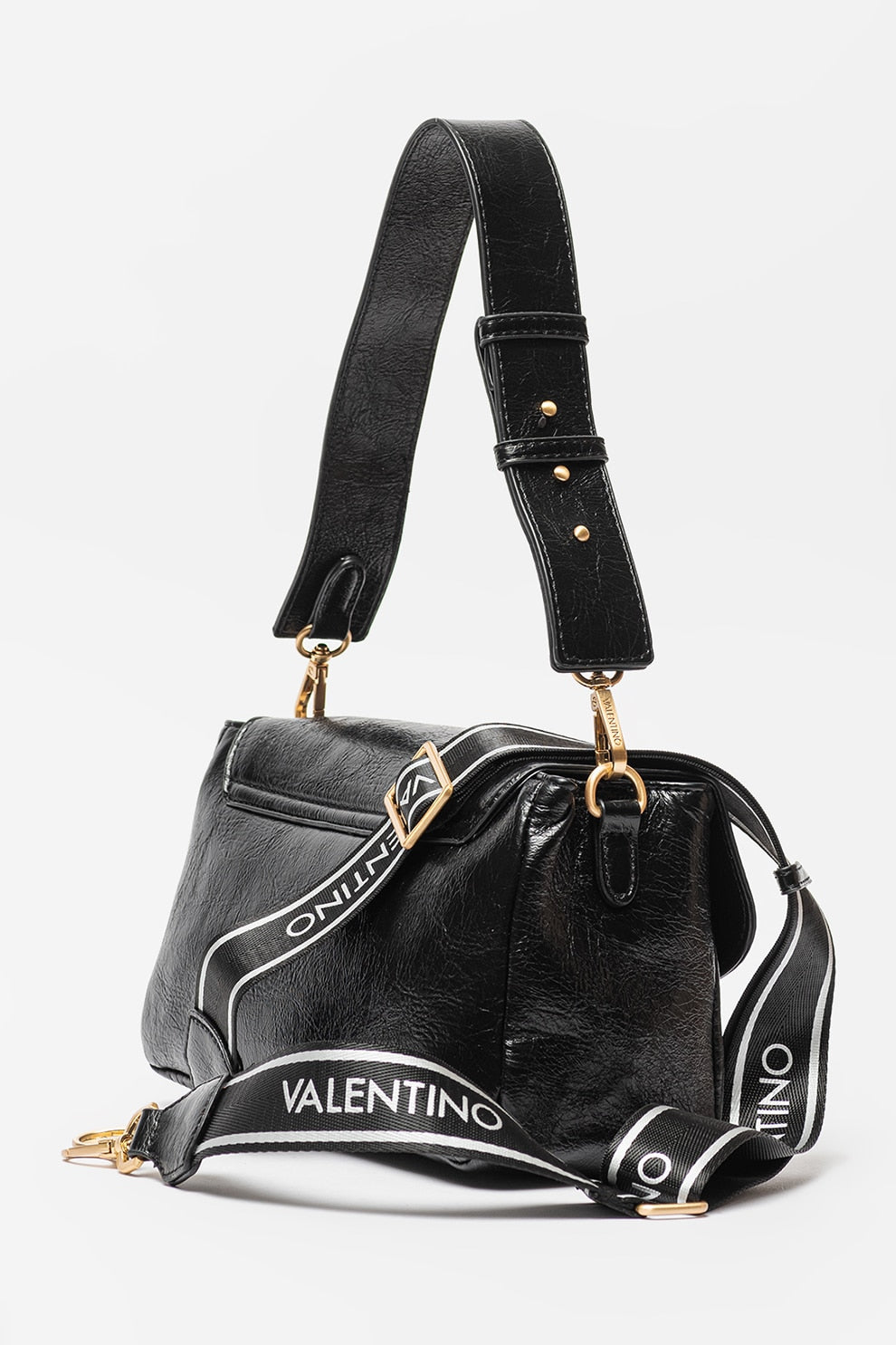 Дамска чанта за рамо в черно Women’s shoulder bag Valentino Moni VBS8FV10 Black