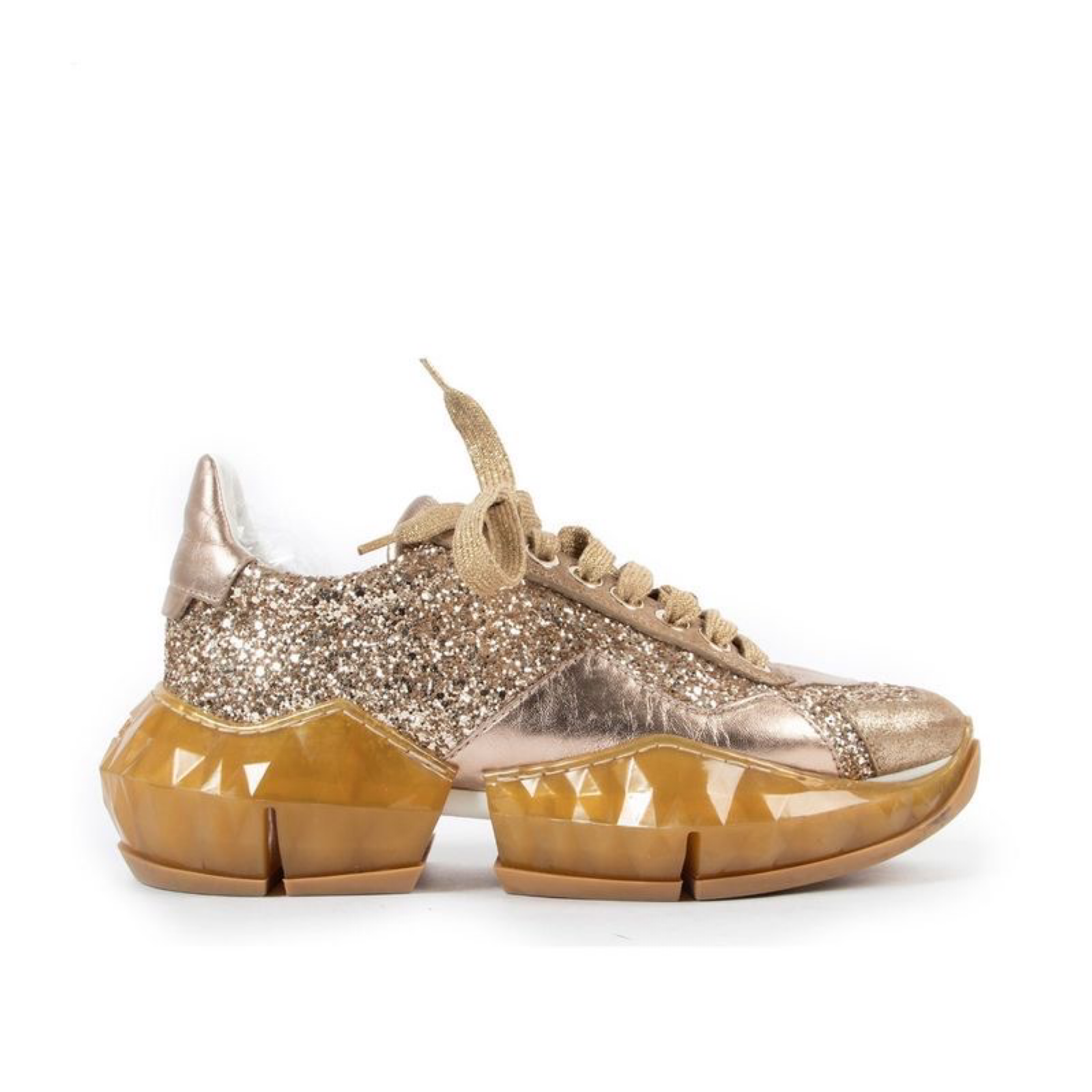 Jimmy Choo Diamond Glittered Women Sneakers