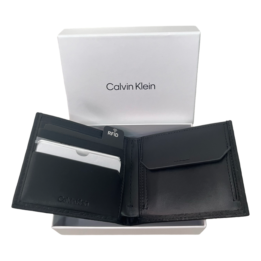 Мъжки портфейл естествена кожа Calvin Klein K50K511941 в кутия