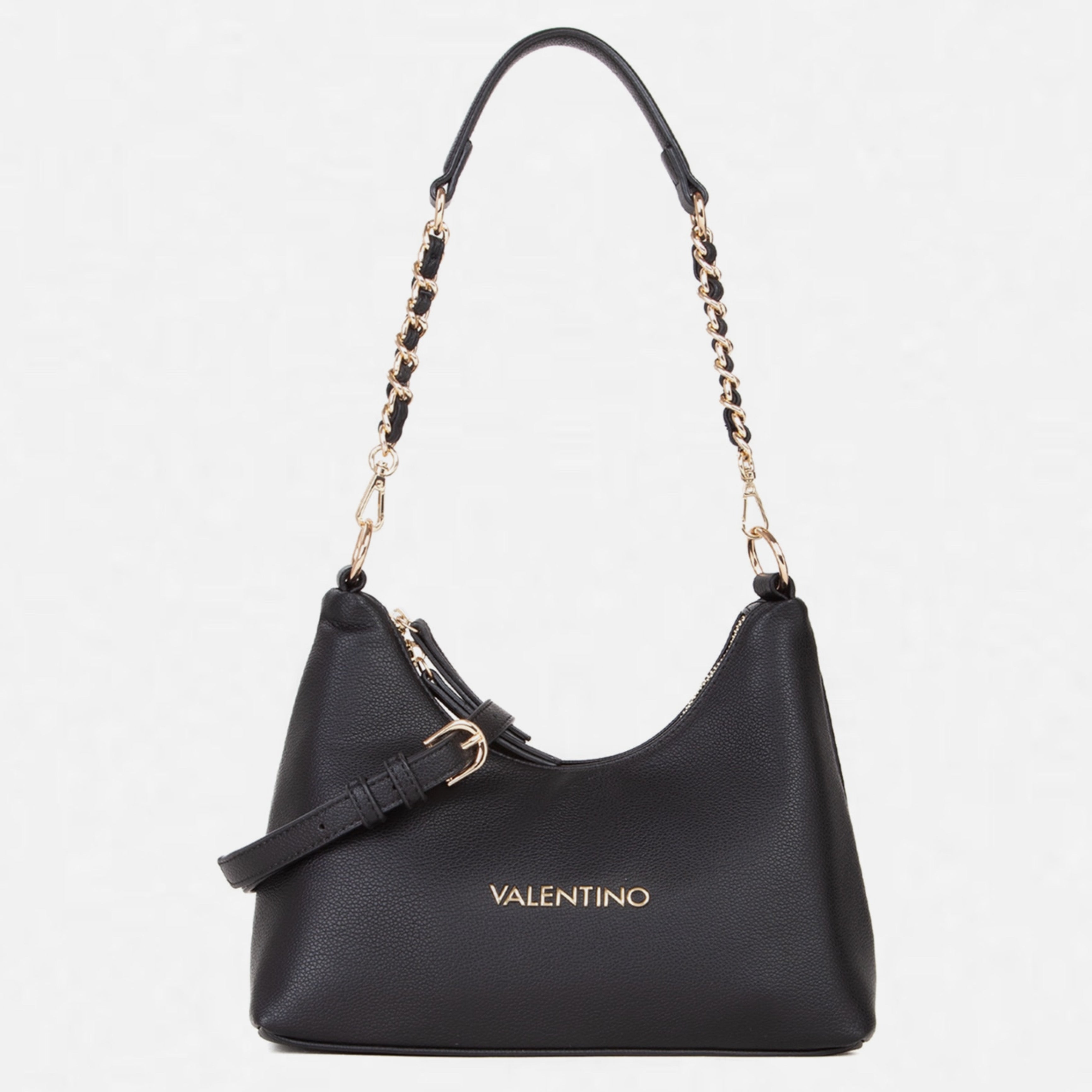 Дамска чанта за рамо в черно Women’s shoulder bag Valentino Arcadia VBS89O07 Black