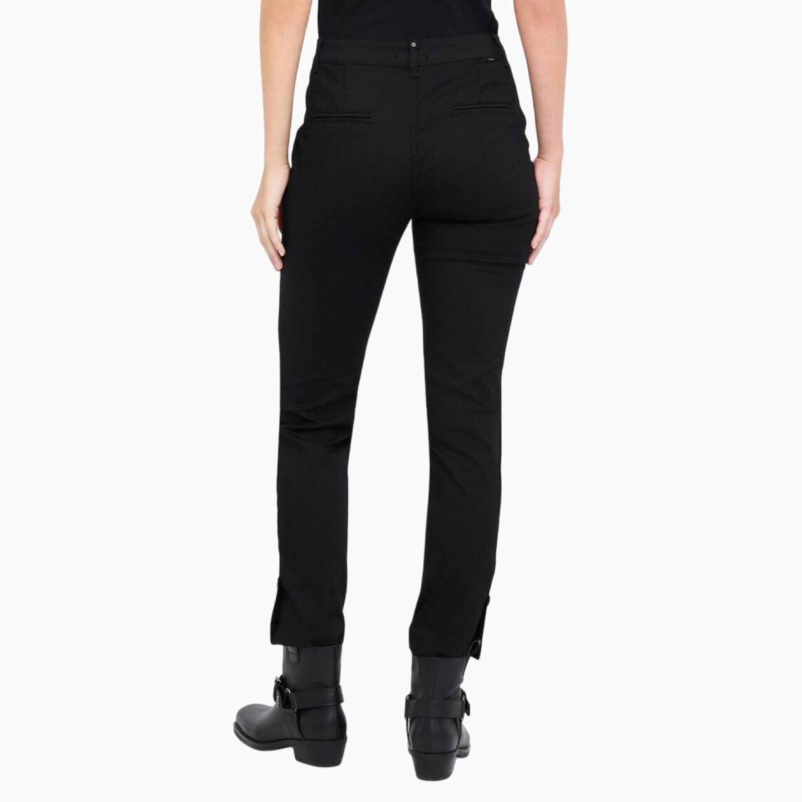 Дамски черен панталон Liu Jo Women Trousers MF5401 T7144 Back View