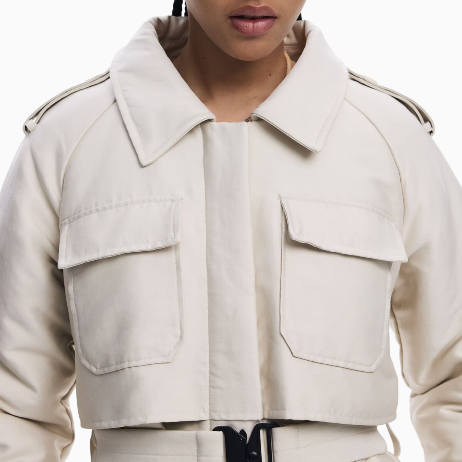 Дамско палто Desigual Women Coat 25WWEW58 Close-Up