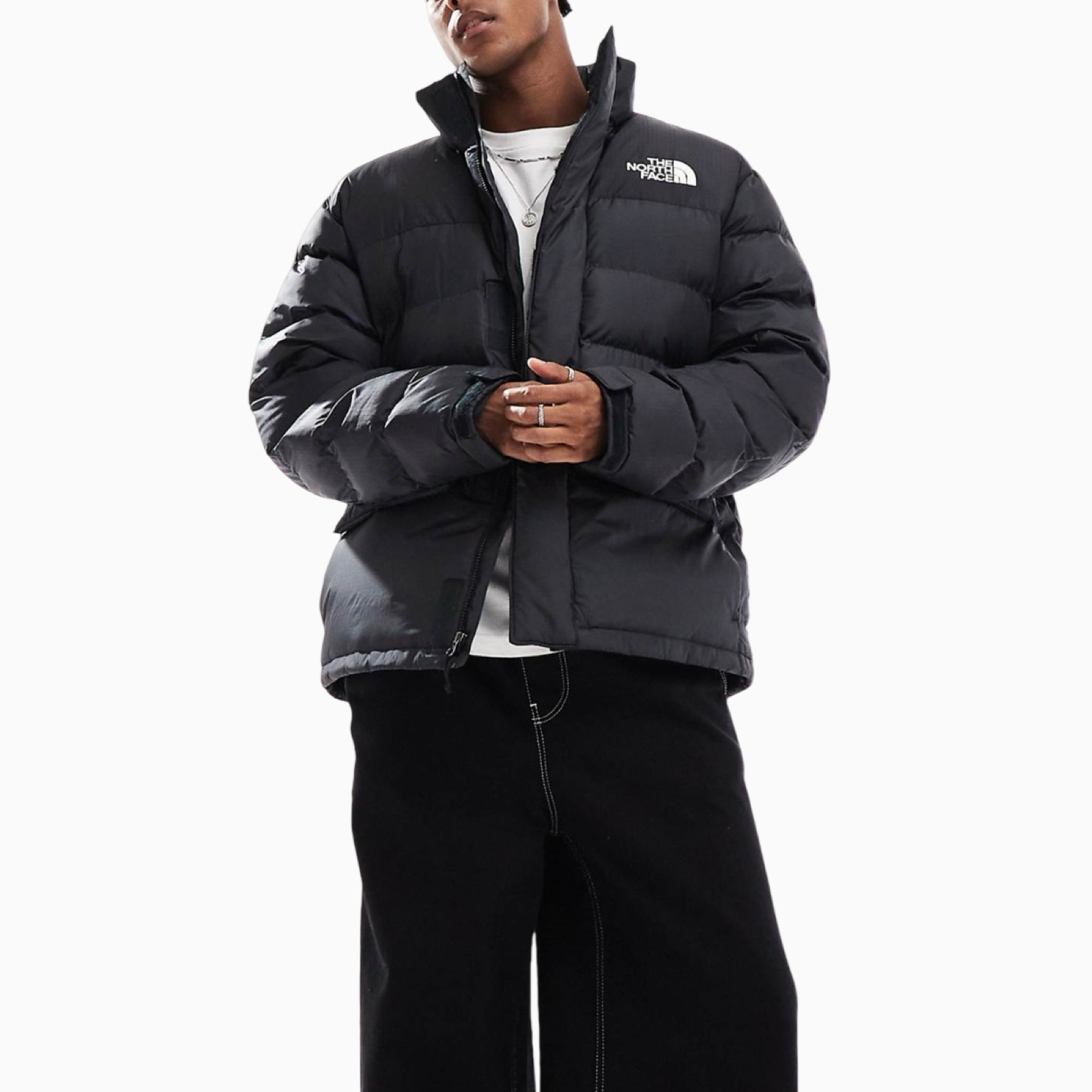 Мъжко черно яке The North Face Men Jacket NF0A89EGJK3 Front View