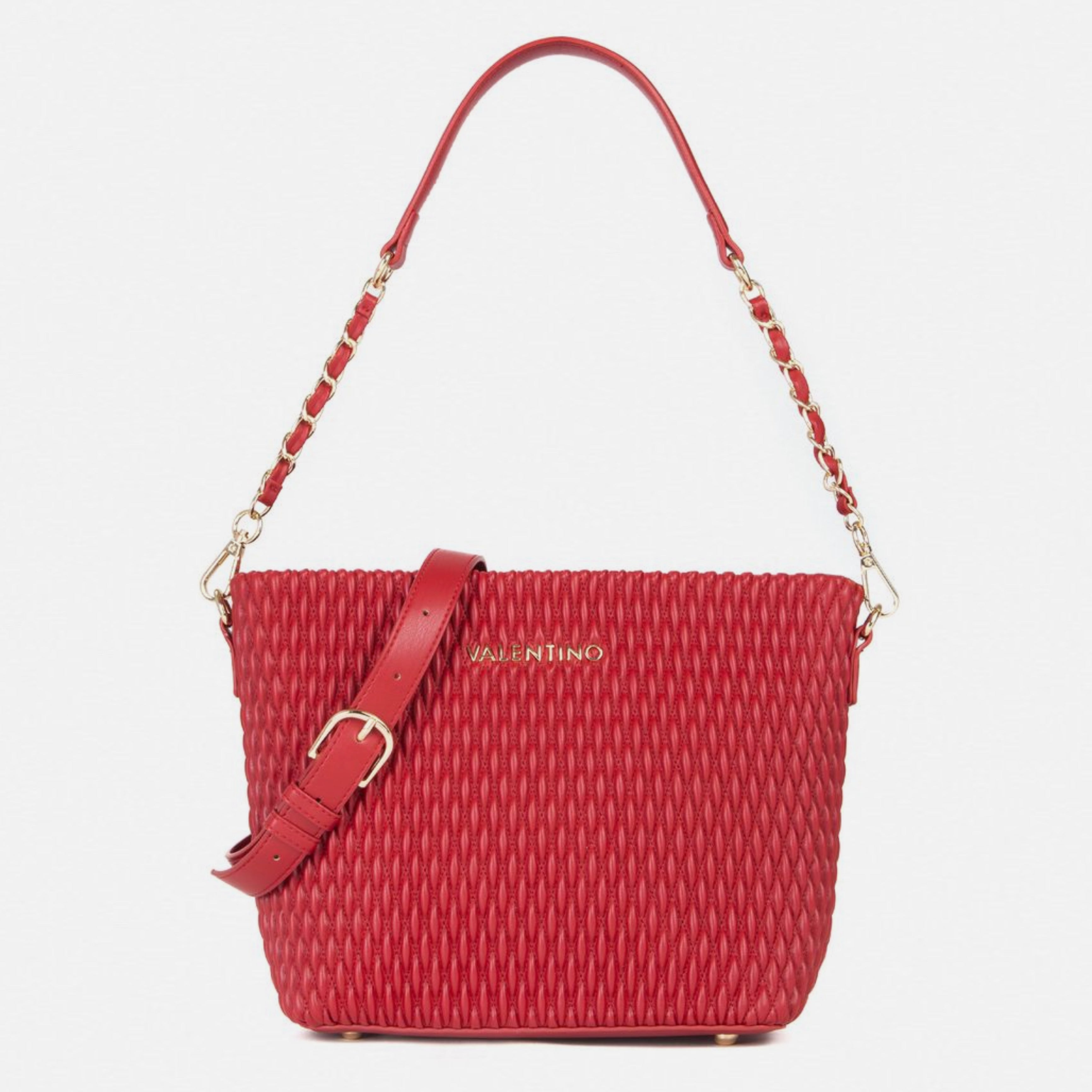 Дамска чанта в червено Women’s handbag Valentino Frequency Re VBS8DA07 Red