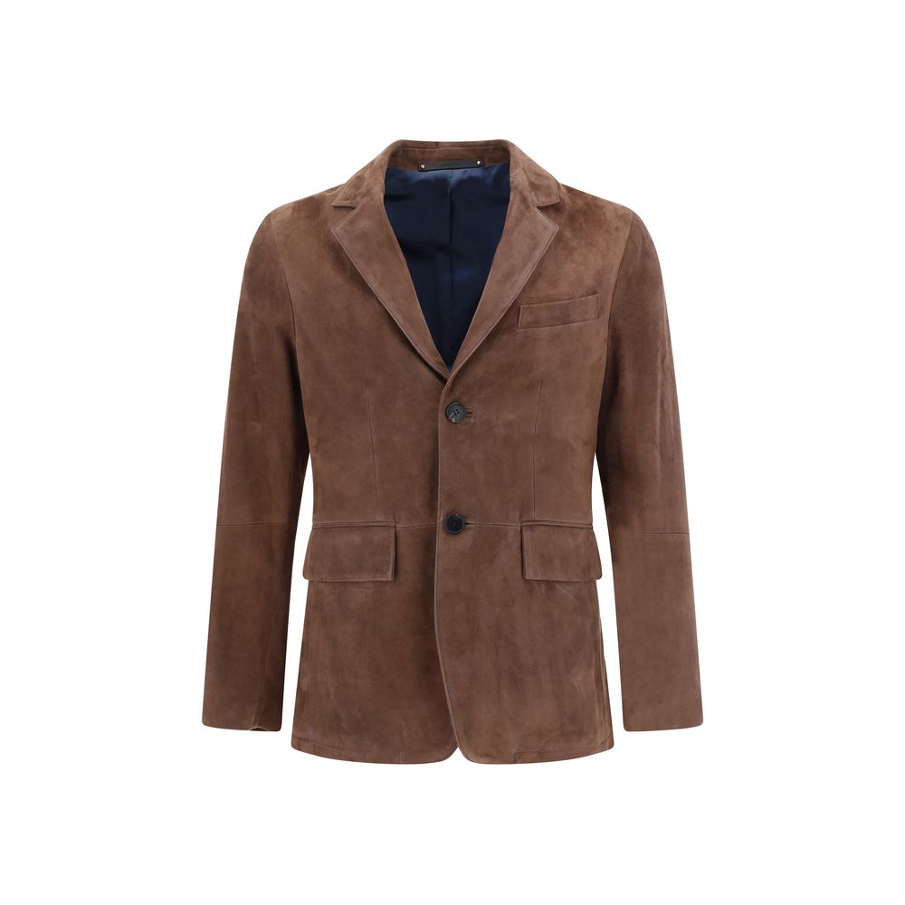 Paul Smith Leather Blazer Jacket