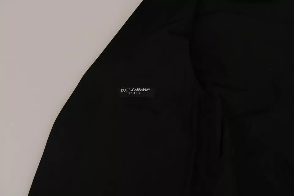 Жилетка с черно вълнено лого Dolce &amp; Gabbana