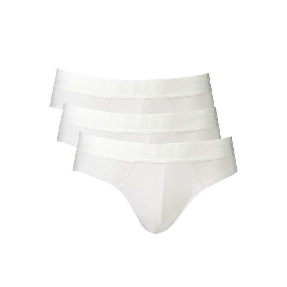 Bikkembergs White Cotton Underwear