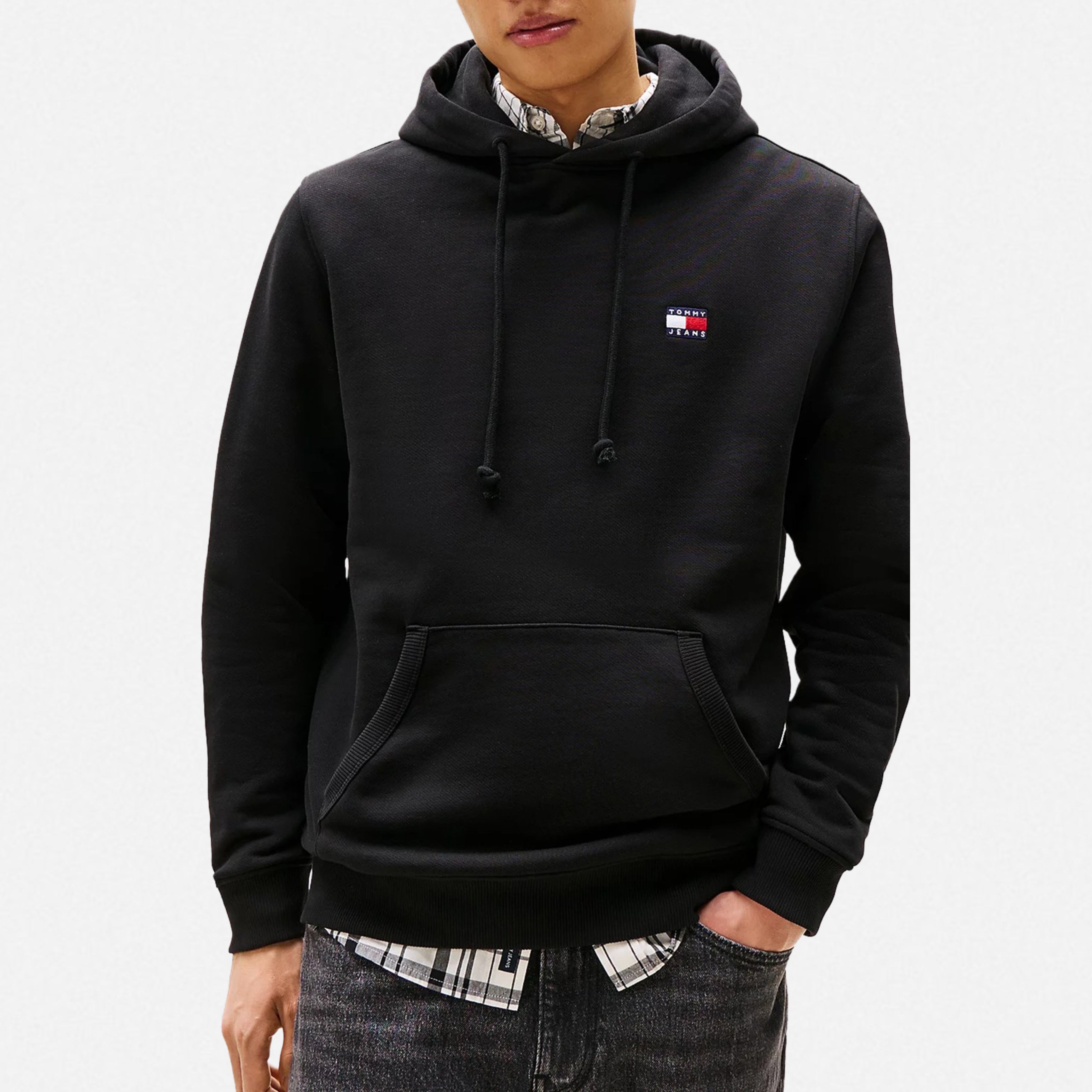 Мъжки суичър Men’s sweatshirt Tommy Hilfiger DM0DM20258 BDS Black front view
