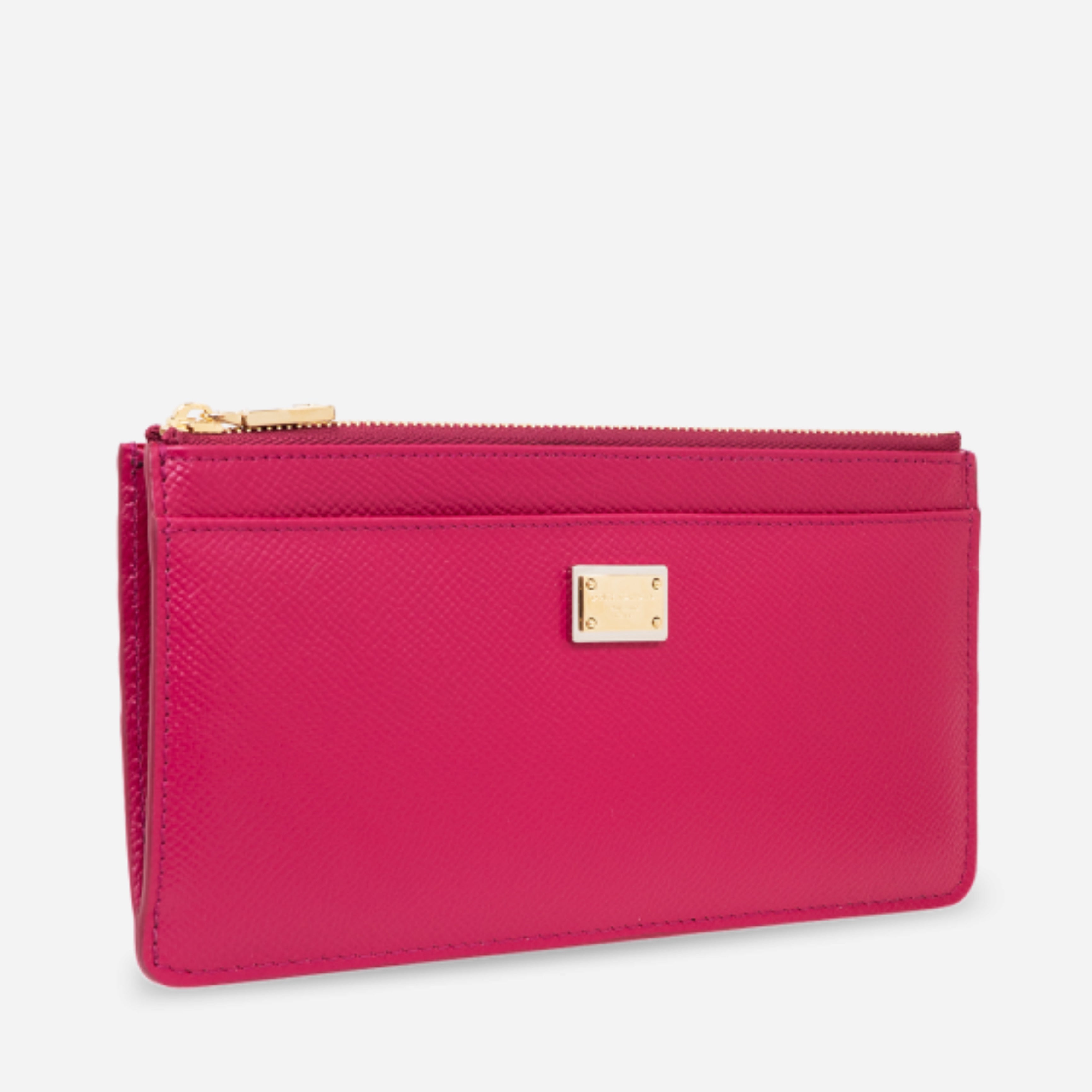 Дамско луксозно клъч портмоне в цвят фуксия Dolce & Gabbana Women’s Fuchsia Leather Clutch Wallet SKU: BI1265 A1001 8I484