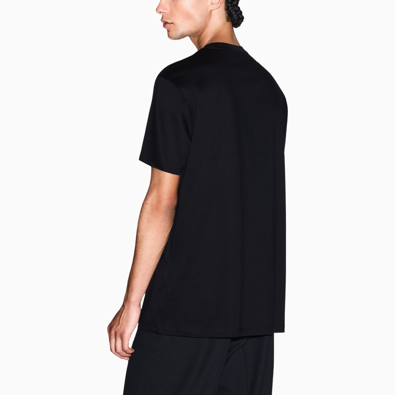Мъжка черна тениска Armani Exchange Men T-shirt XM001462 AF10364 Back View