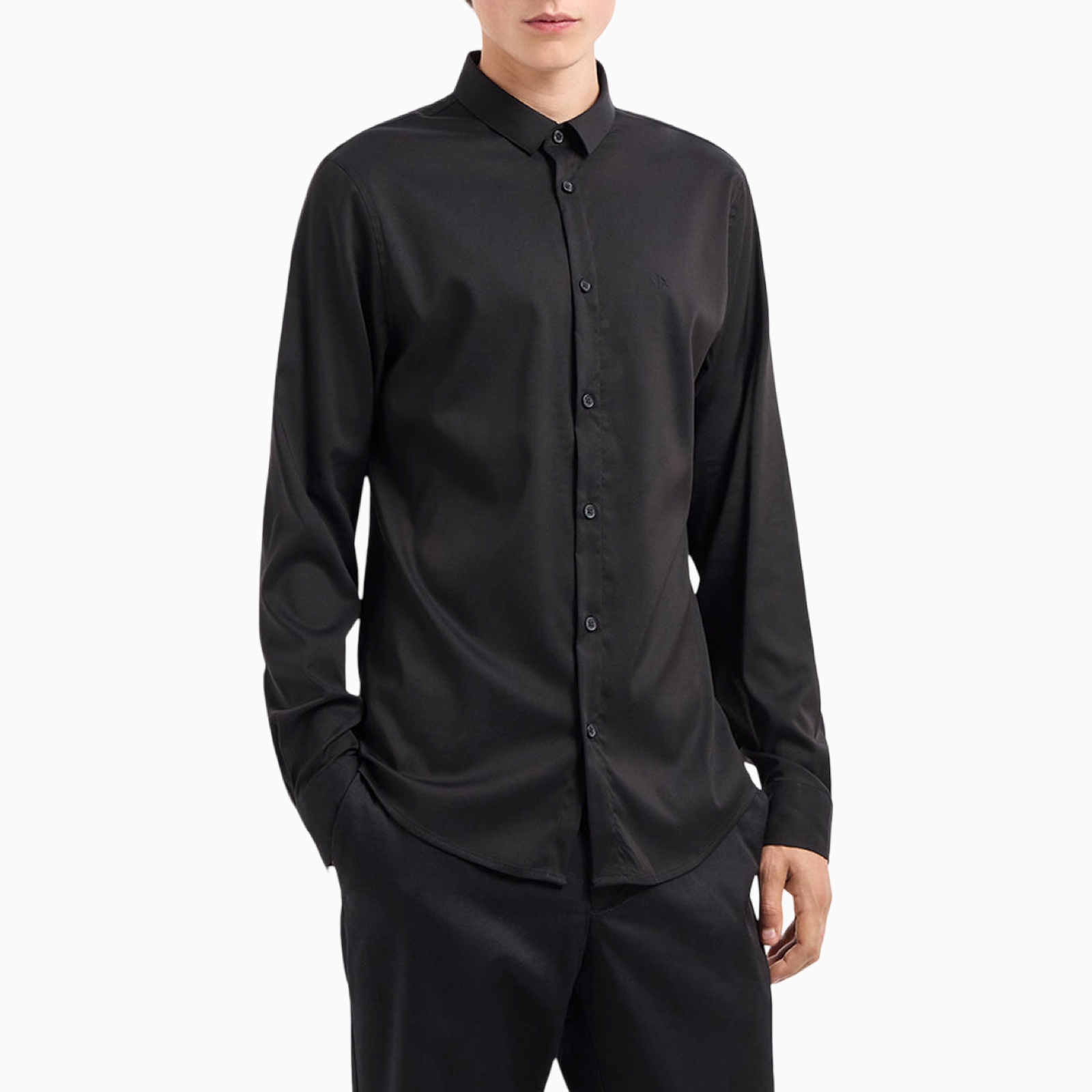 Мъжка риза Armani Exchange Men Shirt XM001567 AF19193 Front View