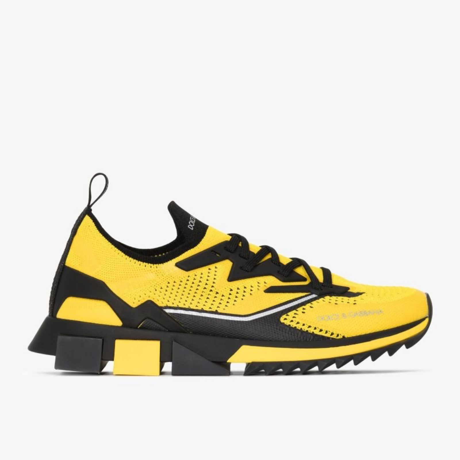 Sorrento Dolce And Gabbana Black And Gold Sneakers Gabbana