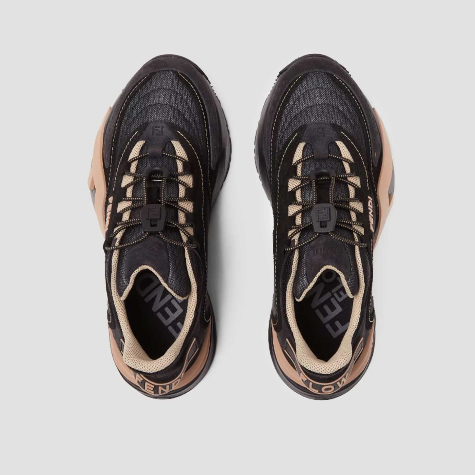 Дамски маратонки Women’s sneakers Fendi Flow 8E8620ASAXF1RUI top view