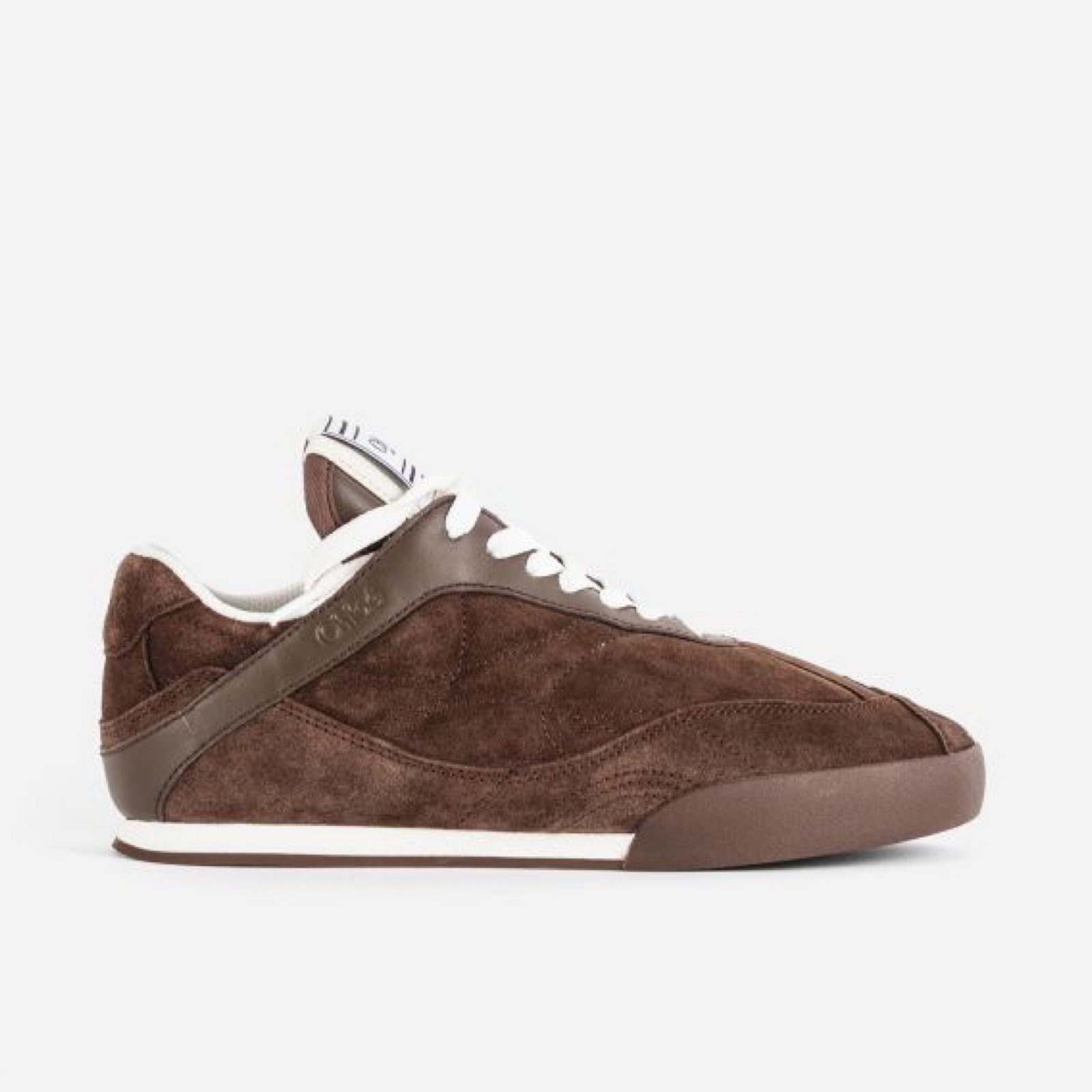Chloé Suede Kick Women Sneakers CHC25A07IMS Lateral View
