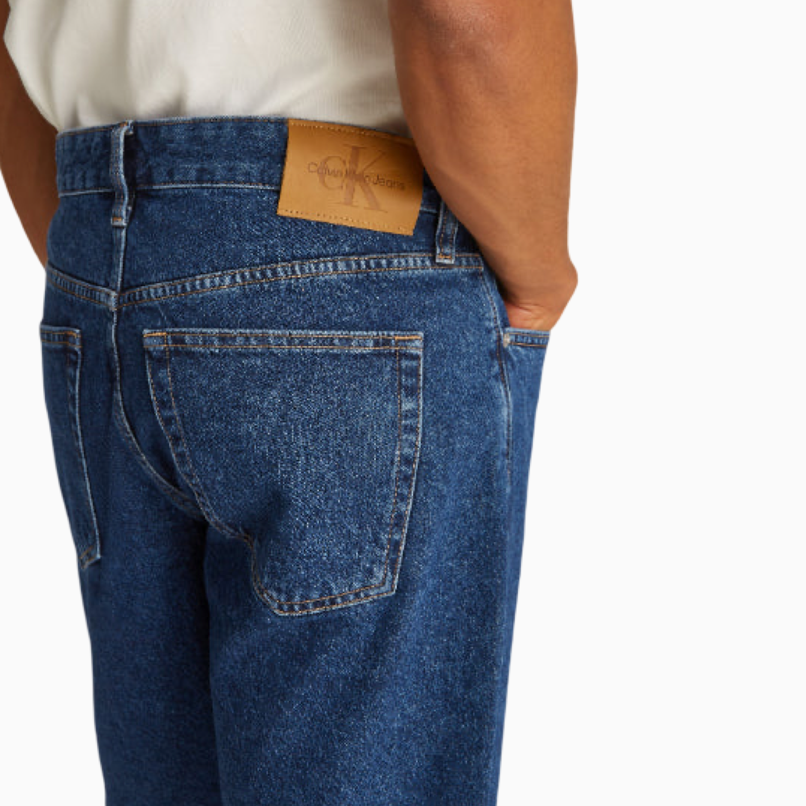 Мъжки дънкови къси панталони Calvin Klein Jeans Men Shorts J30J327192 1BJ Close-Up