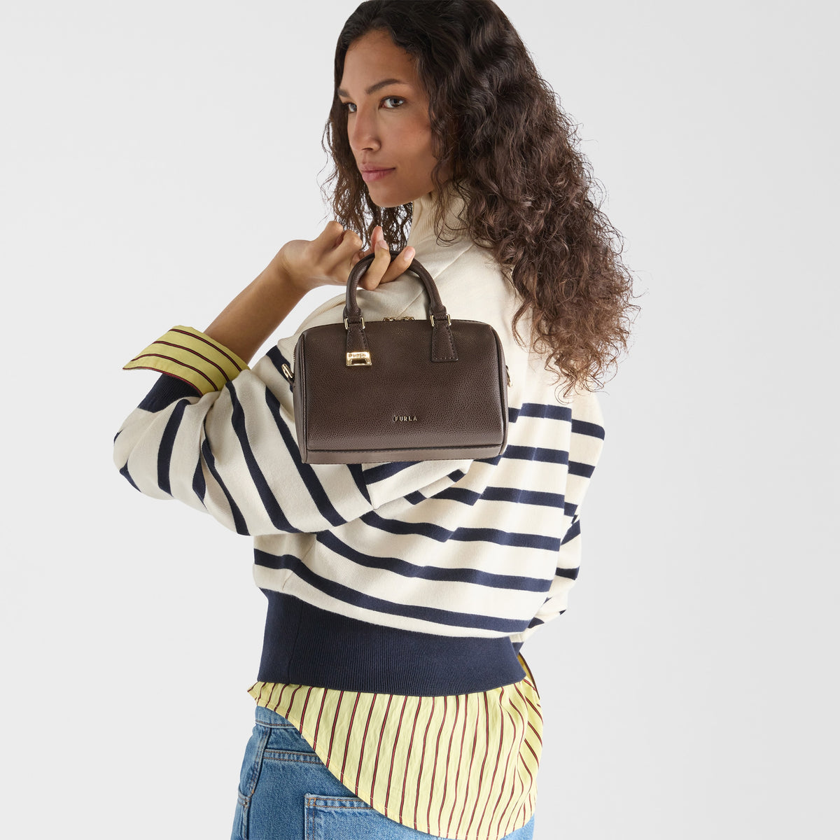 Furla Olivia Boston Mini дамска чанта
