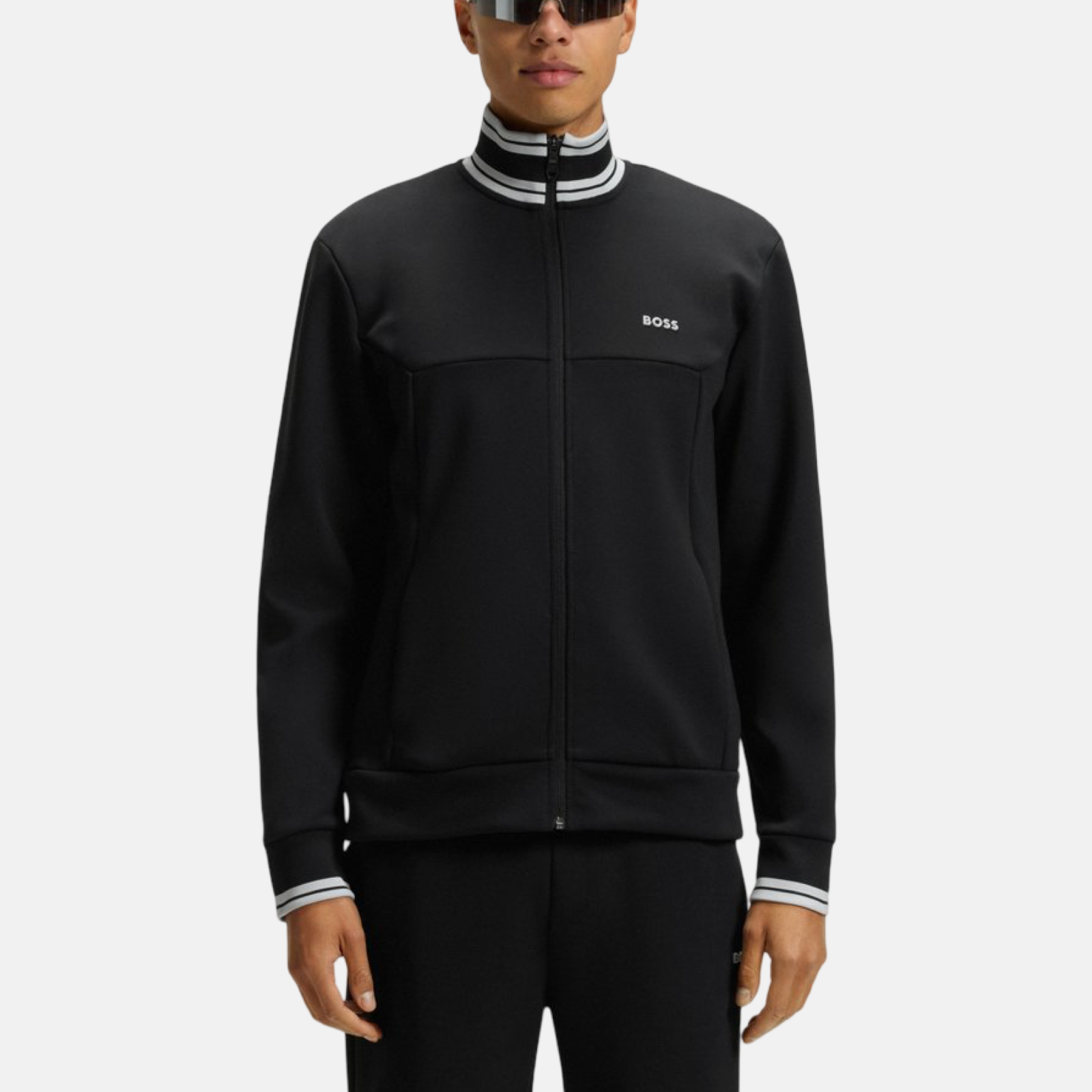 Мъжки черен суичър Boss Men Sweatshirt 50543081 Front View
