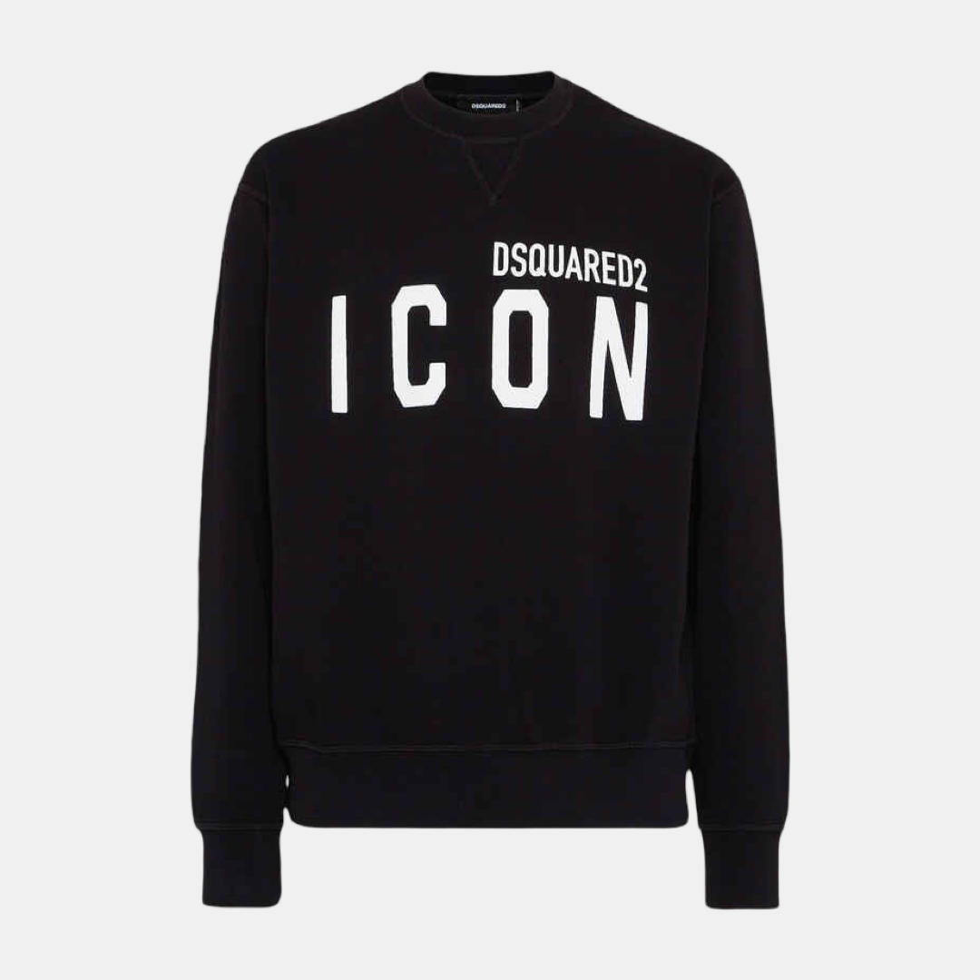 Мъжка черна блуза Dsquared2 Icon