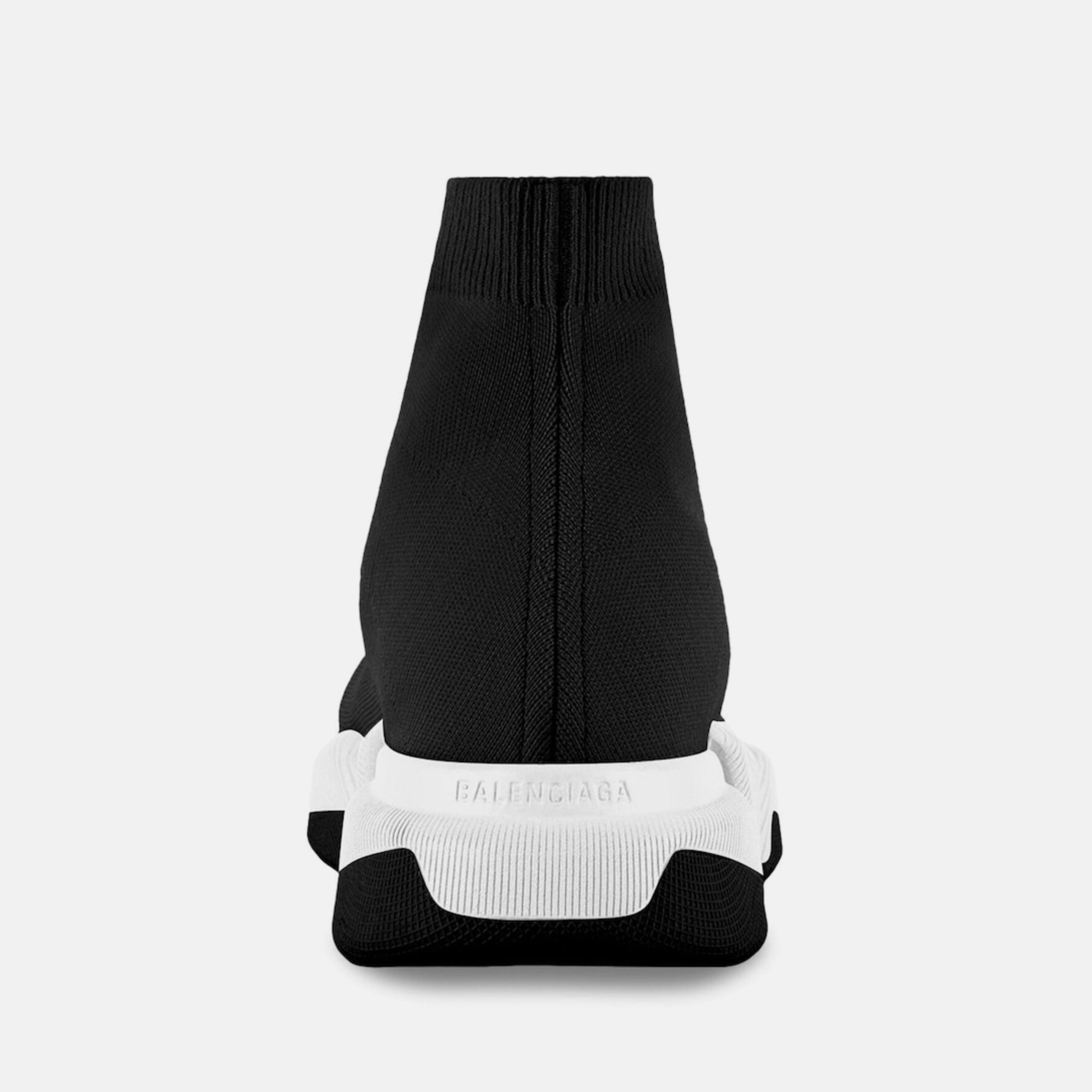Дамски маратонки тип чорап Women’s sneakers Balenciaga Speed 2.0 617196W2DB21015 Black heel view