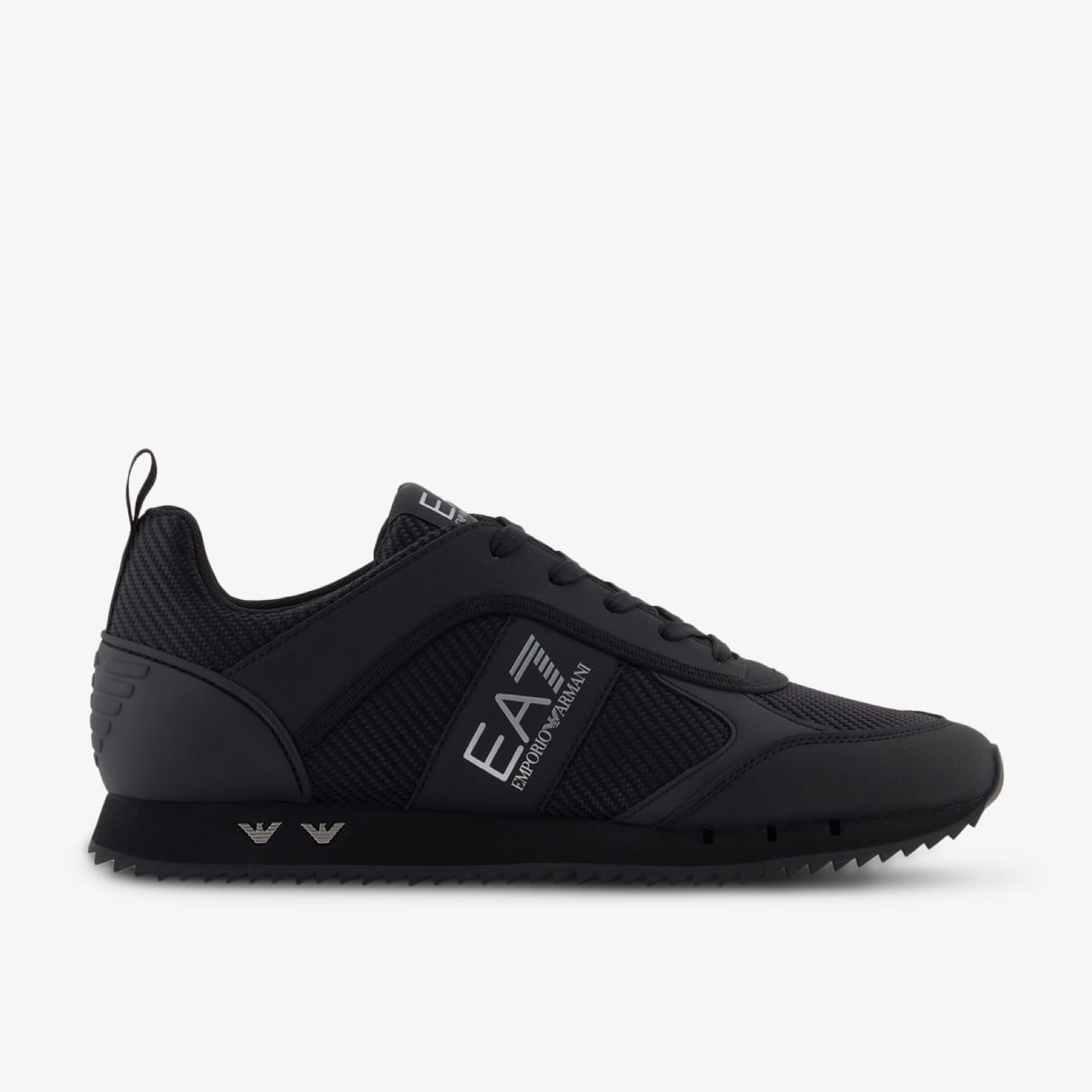 Мъжки черни маратонки EA7 Emporio Armani Men Sneakers 7X000337 AF18613 Lateral View