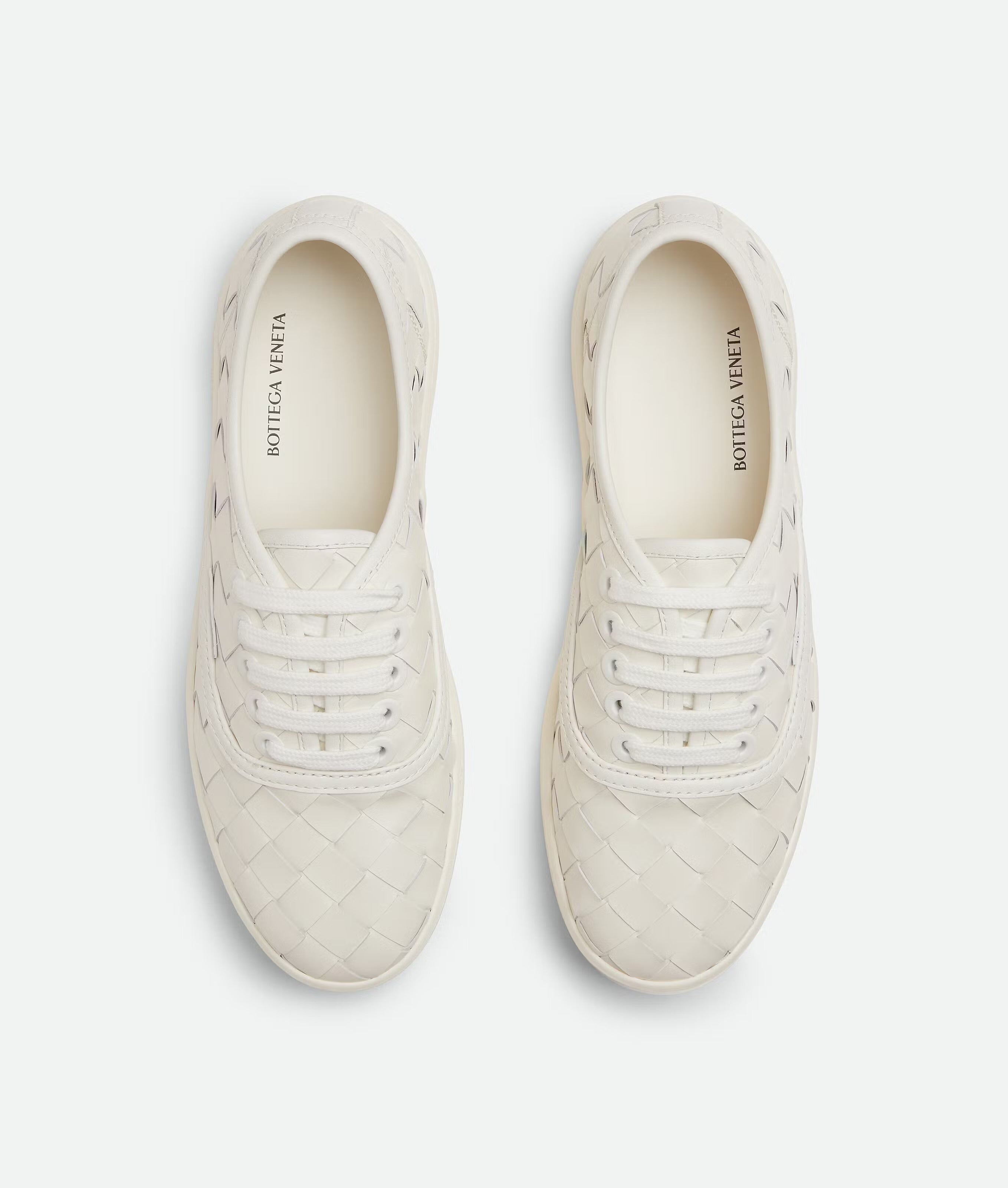 Мъжки кецове Men’s sneakers Bottega Venetta Sawyer 775319V3HB0 9013 White top view