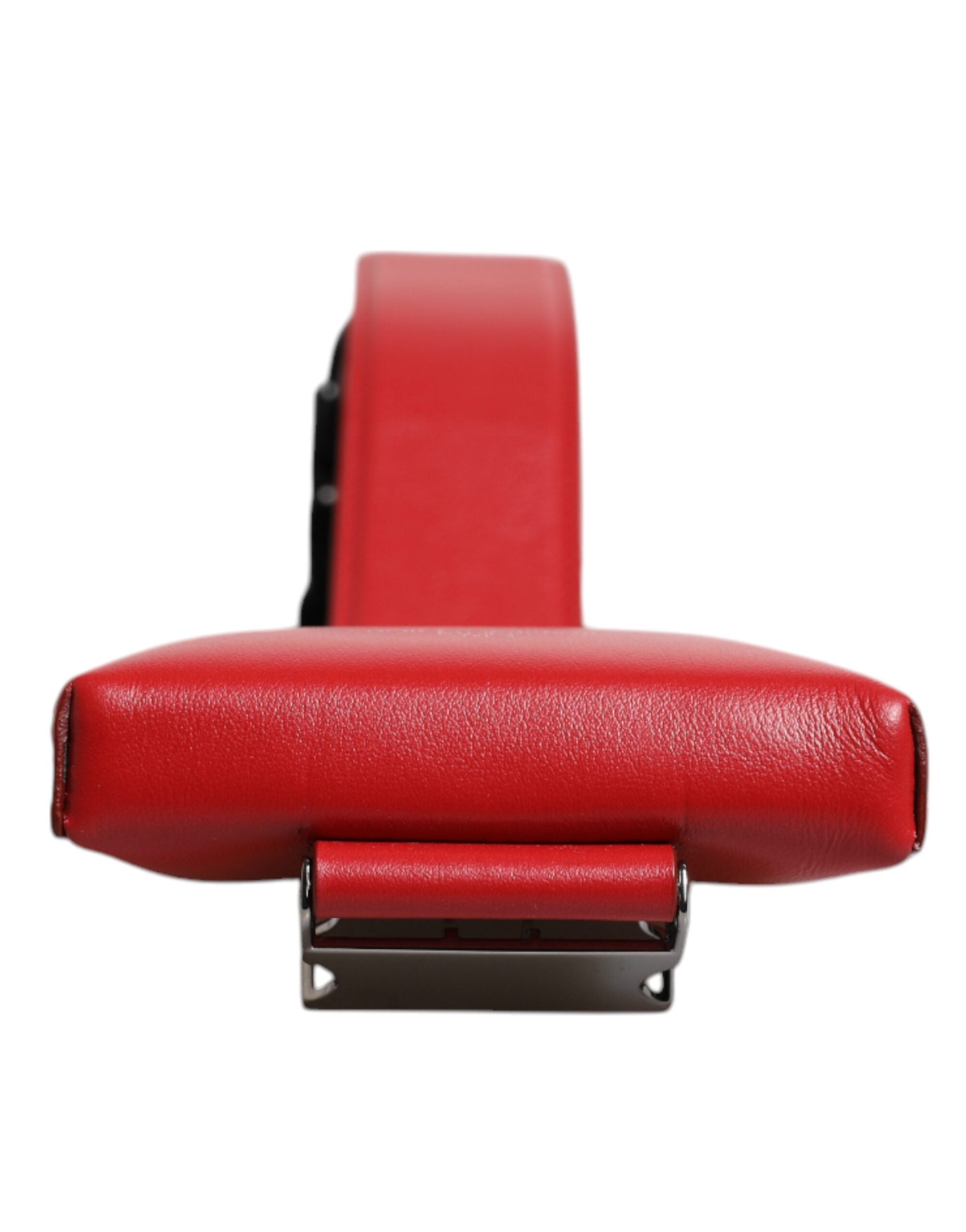 Портфейл Dolce &amp; Gabbana с червена кожа с цип и държач за карти с широка каишка (копие)