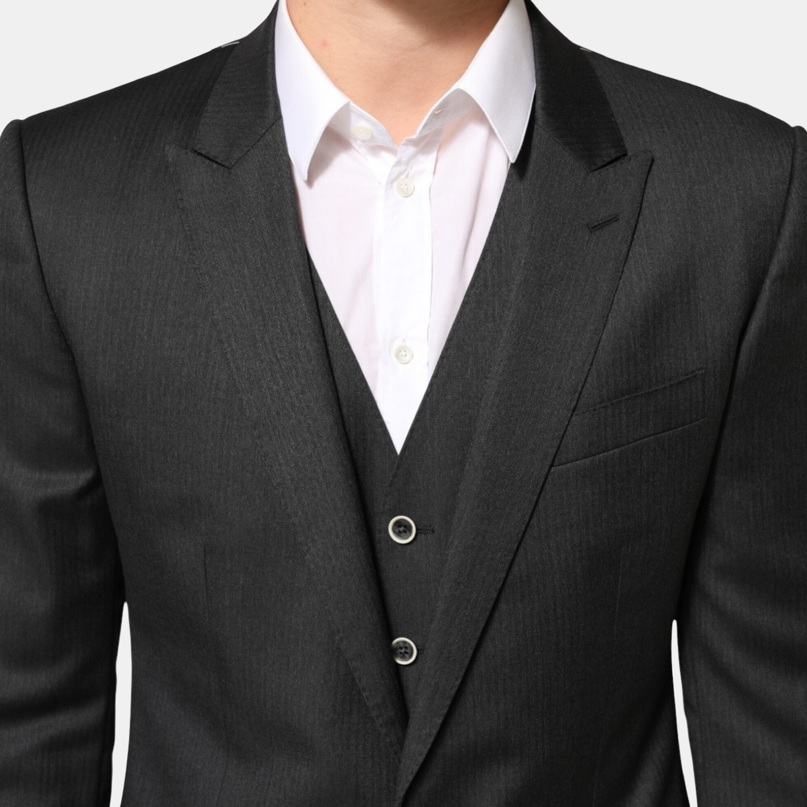 Dolce & Gabbana MARTINI 3 Piece Men Suit Close-Up