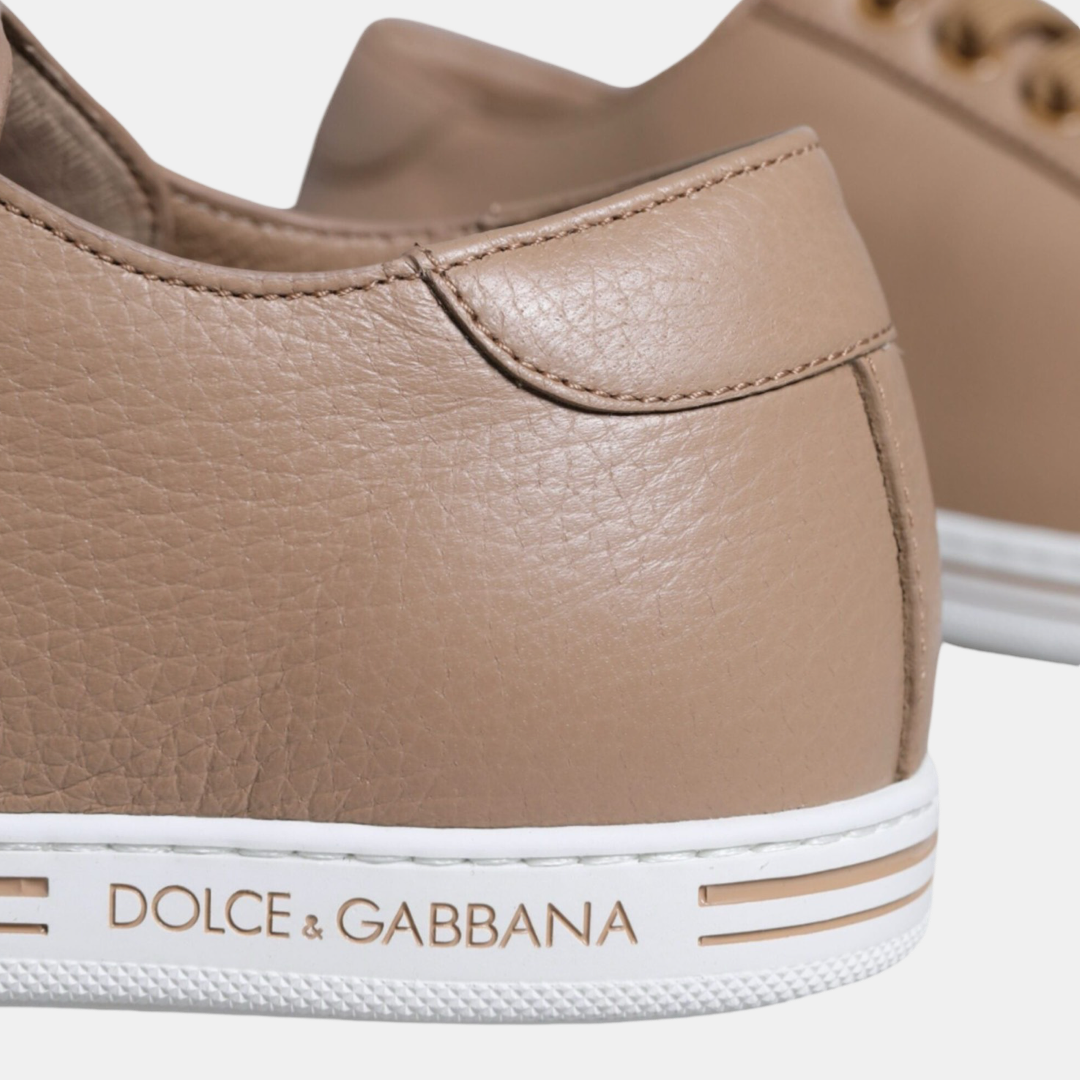 Мъжки кафяви кецове Dolce & Gabbana Saint Tropez Men Sneakers