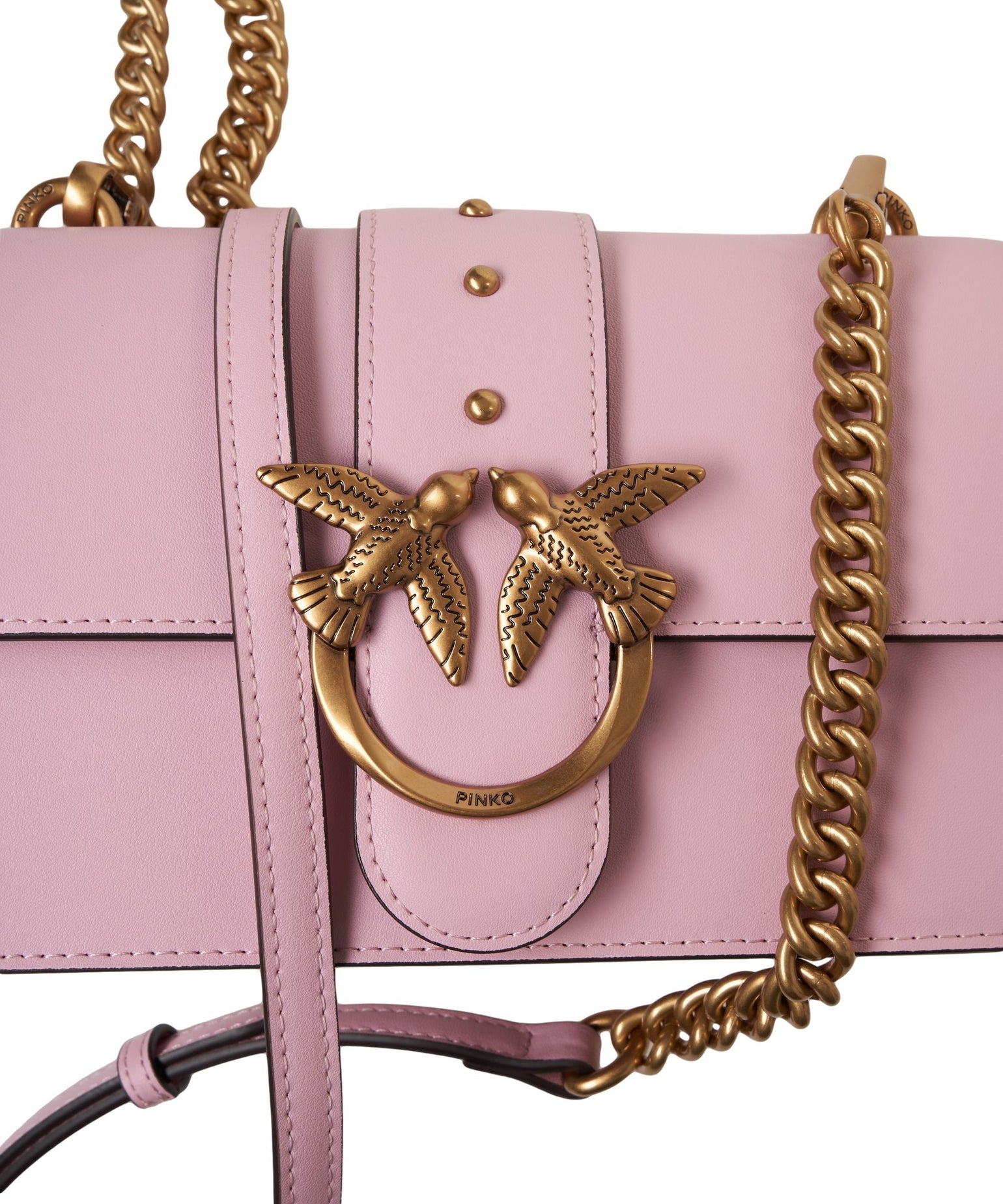 Women’s shoulder bag Pinko Love One 
SKU: 105856 A0F1 P26Q Pink detail view