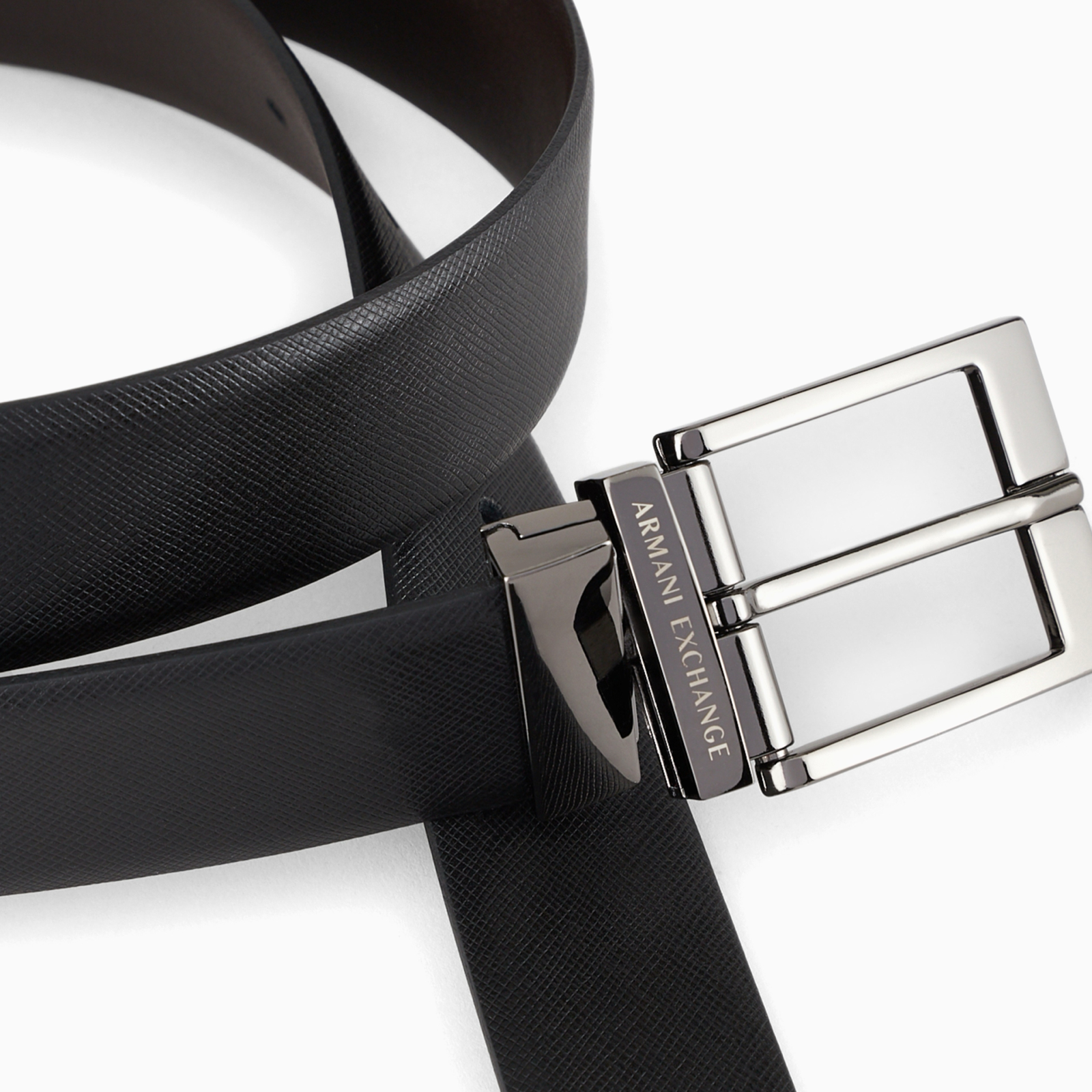 Мъжки двулицев колан Armani Exchange Men Reversible Belt 951060 CC236 54120 Close-Up