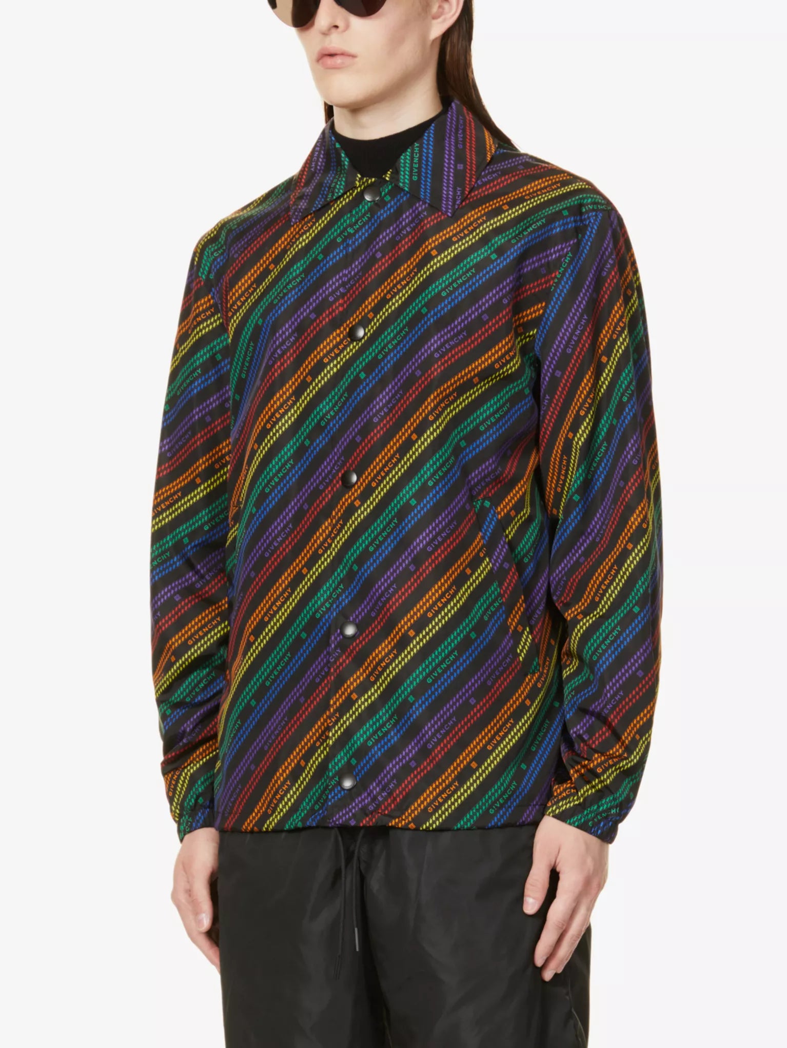 Мъжко яке Men’s rainbow chain nylon jacket GIVENCHY BM00C713CA 960